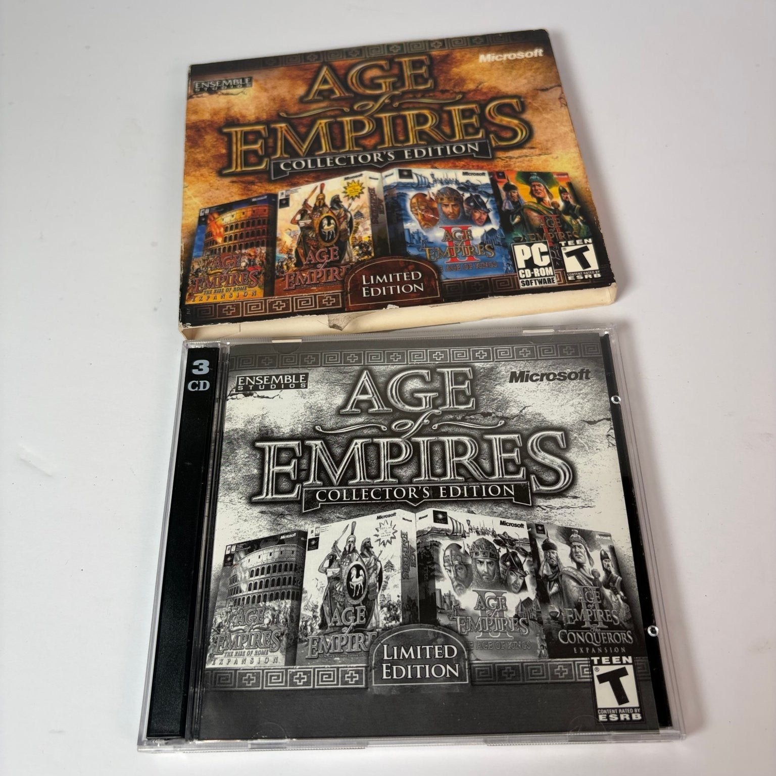 Age of Empires Collector's Edition PC CD-ROM Microsoft Ensemble Studios COMPLETE
