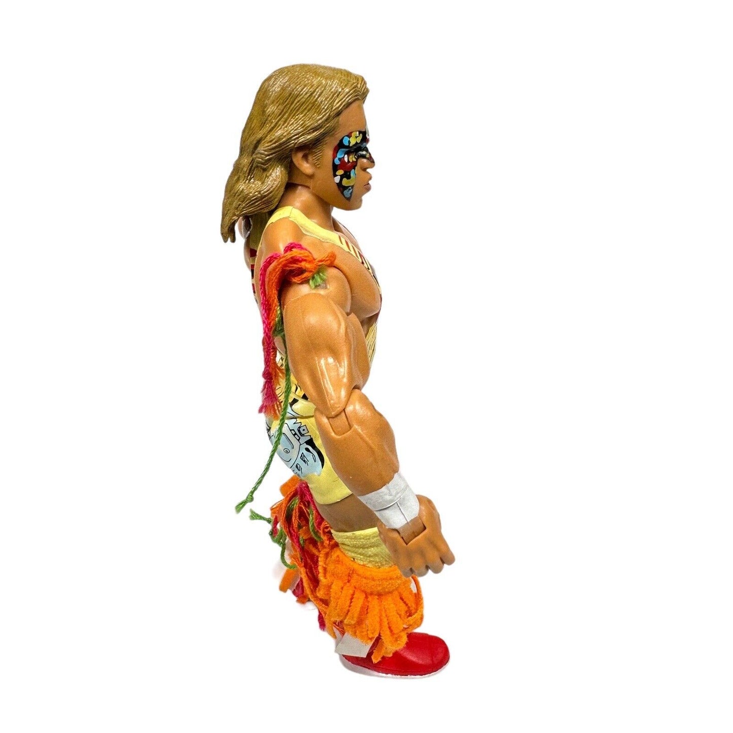 WWE Wrestling Jakks Pacific 2004 Classic Ultimate Warrior Orange Action Figure