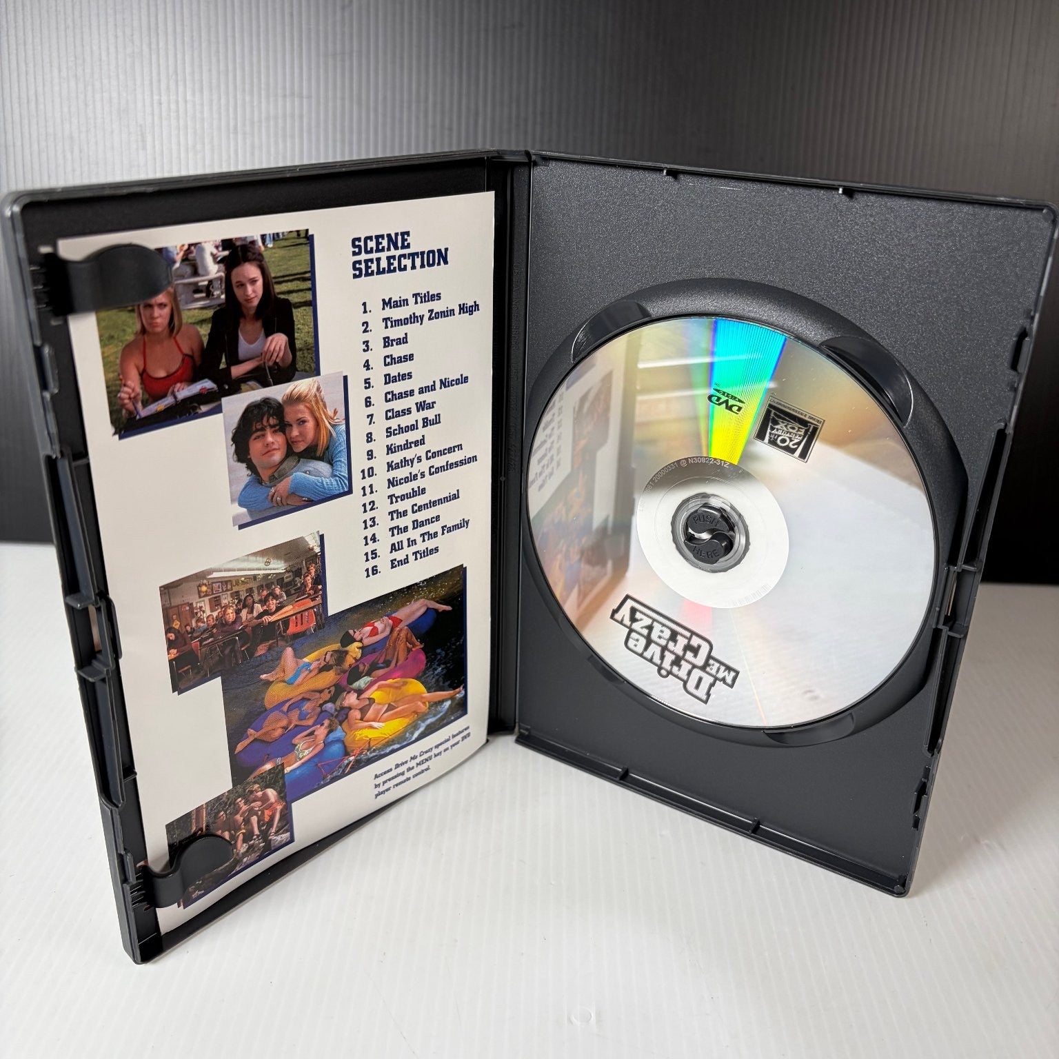 Drive Me Crazy DVD 1999 Melissa Joan Hart Adrian Grenier Comedy