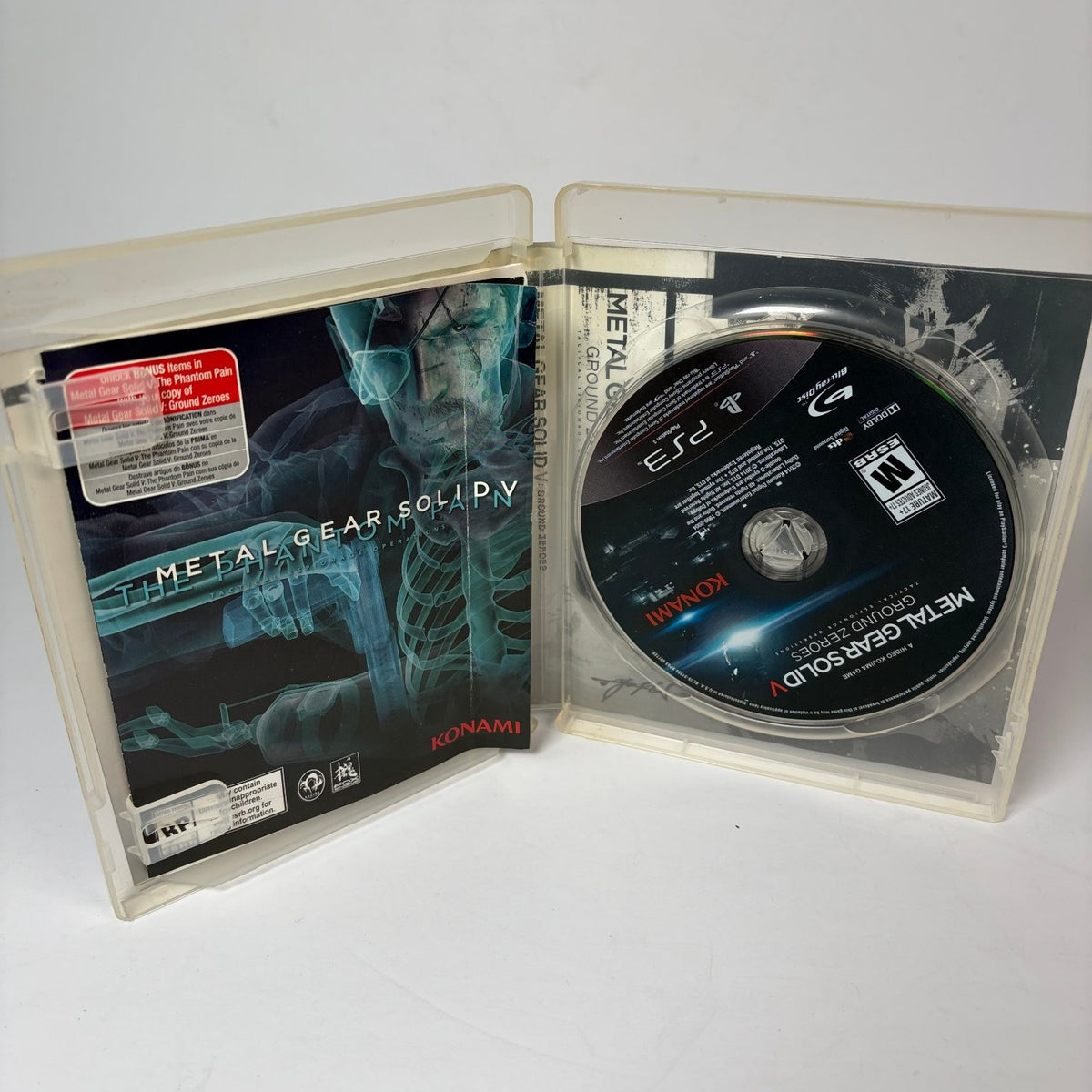 Metal Gear Solid V Ground Zeroes PS3 Video Game Tactical Espionage Complete CIB