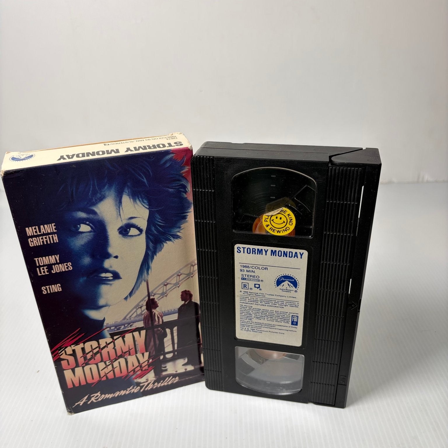 Stormy Monday VHS 1988 Romantic Thriller Melanie Griffith Atlantic