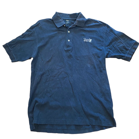 Disney Polo Shirt D23 Expo 2015 Disney Parks Size Large Navy