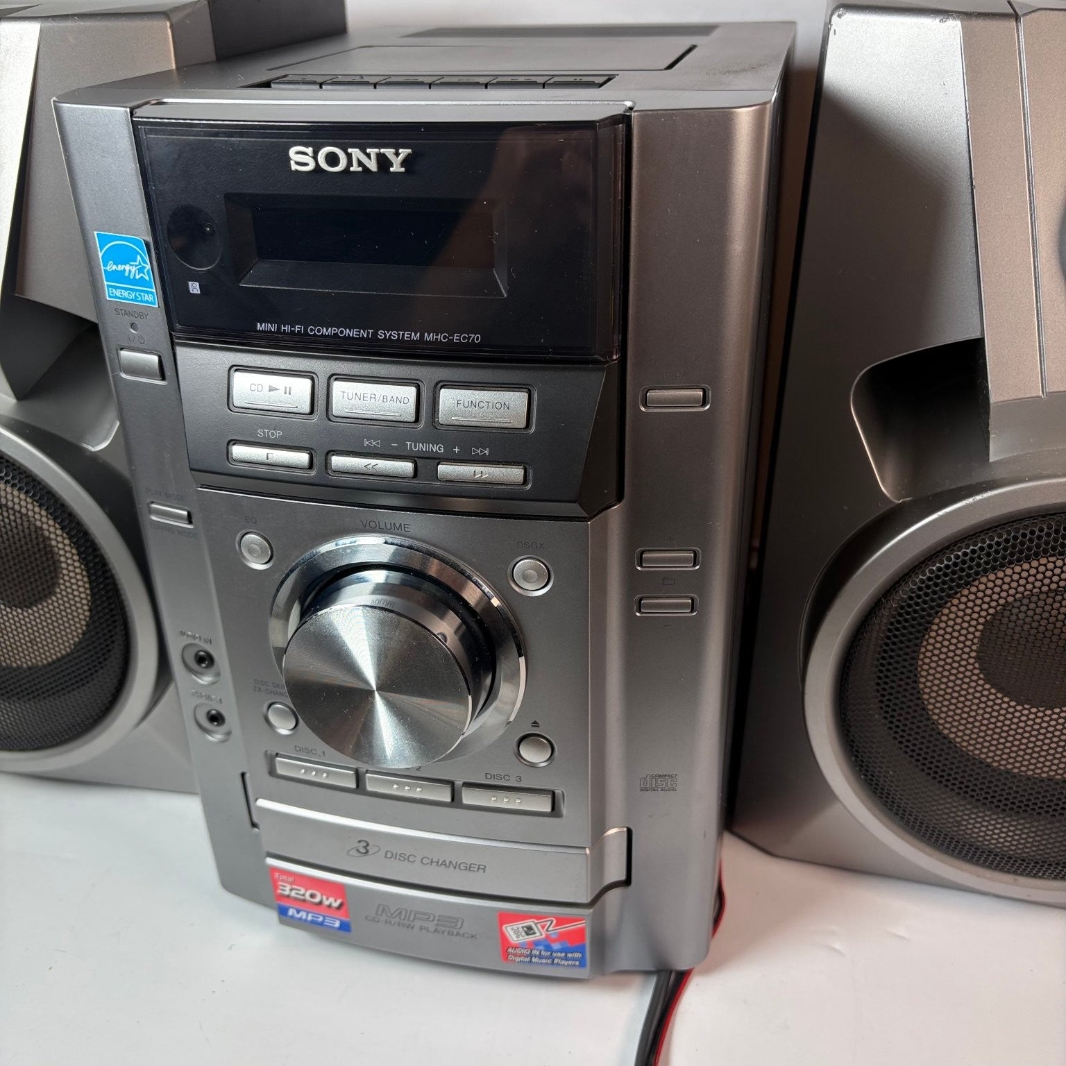 Sony MHC-EC70 Mini Hi-Fi Component System 3-Disc CD (Tape Player Not Working)