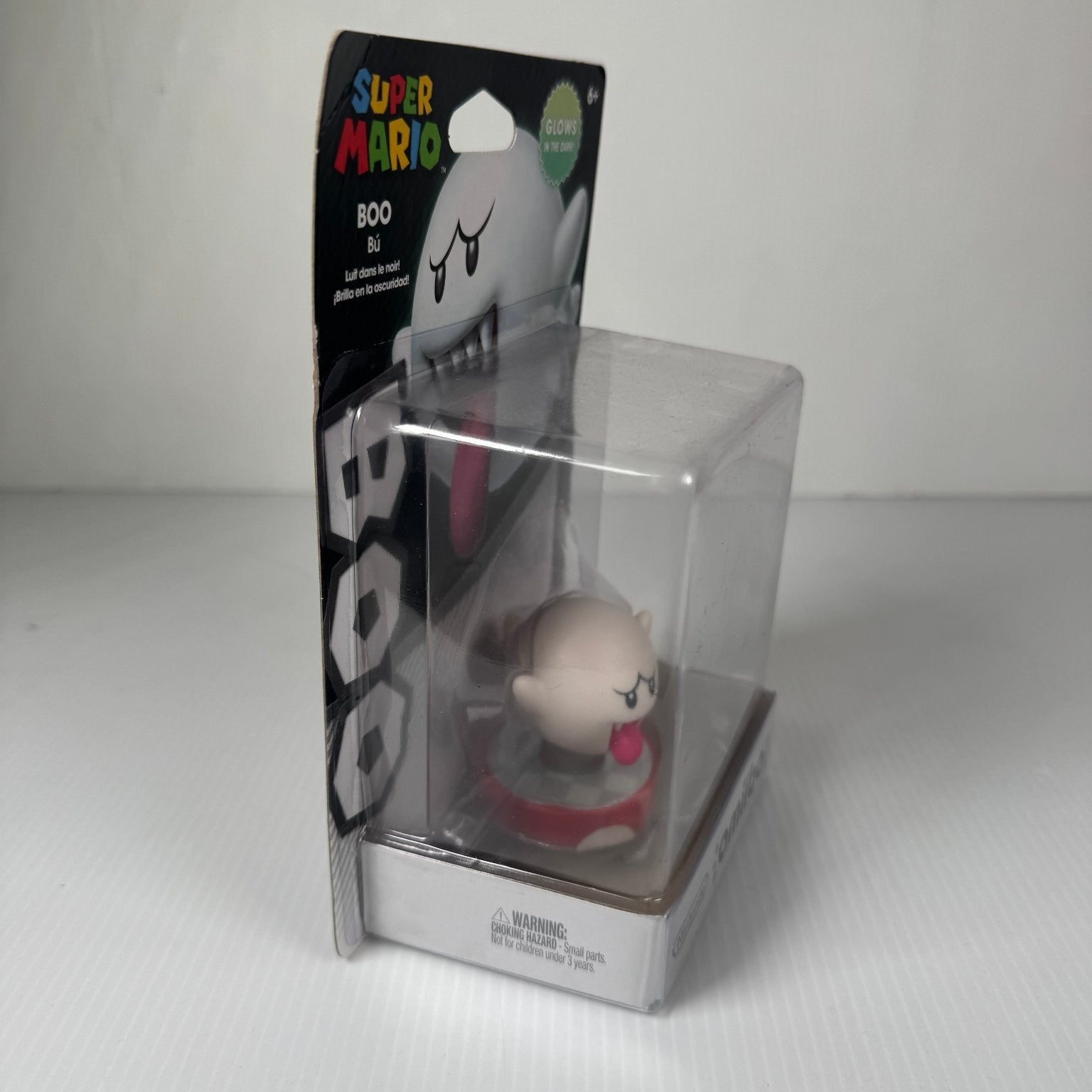 Nintendo Boo Amiibo Figure Glow In The Dark Super Mario Wii U 3DS