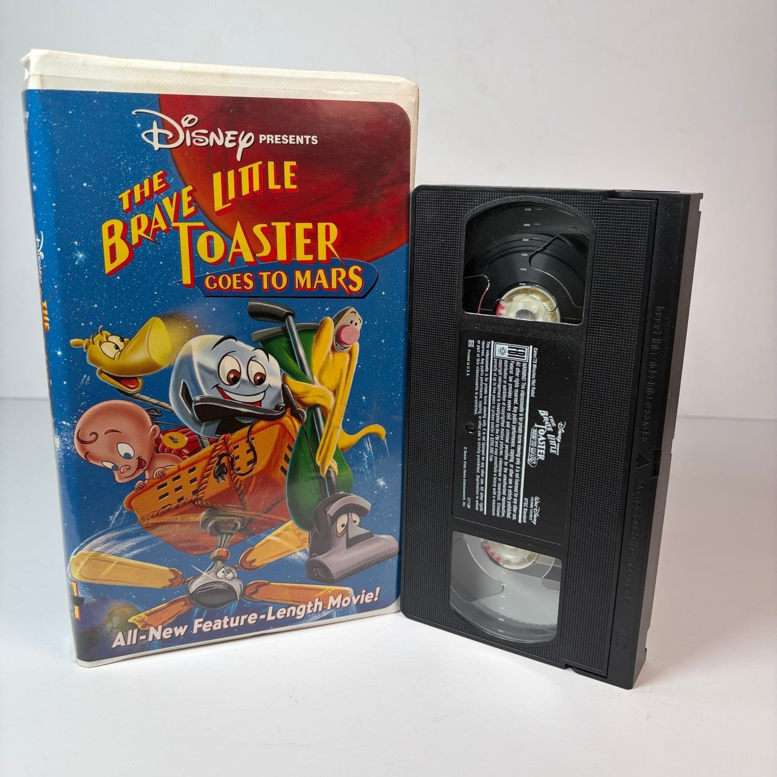 Brave Little Toaster Goes to Mars VHS 1998 Animated Disney Family