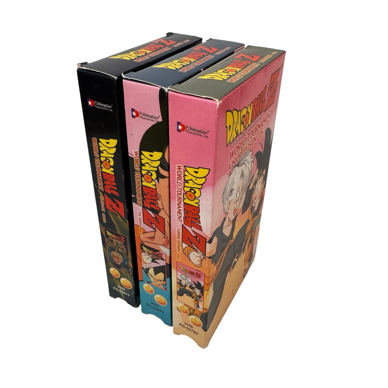 Dragon Ball Z World Tournament Saga Complete Set Uncut (VHS, 2003) Anime