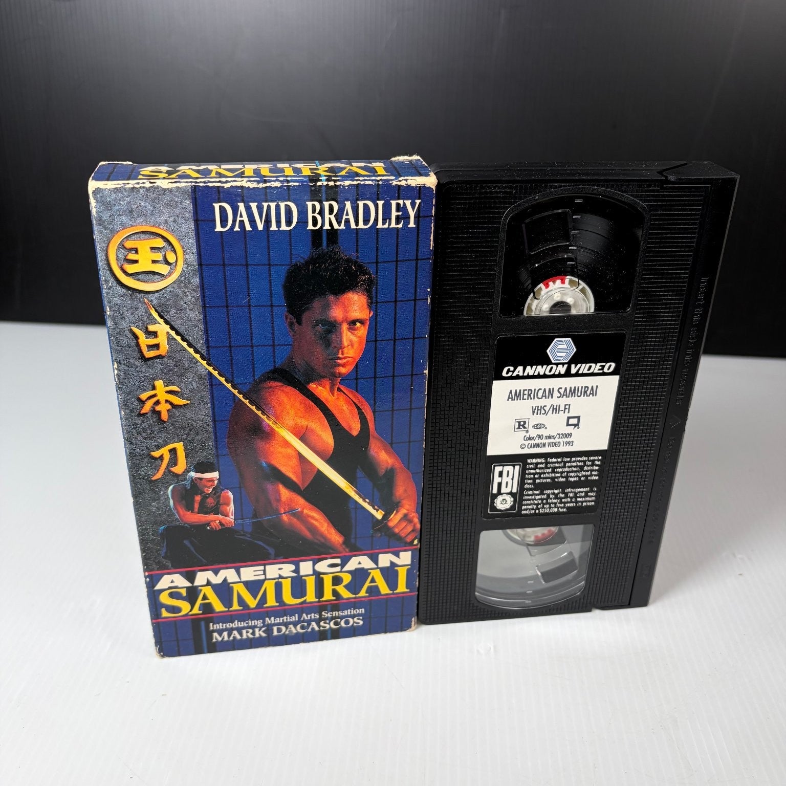 American Samurai VHS 1993 Action Martial Arts Original Release Cannon Video
