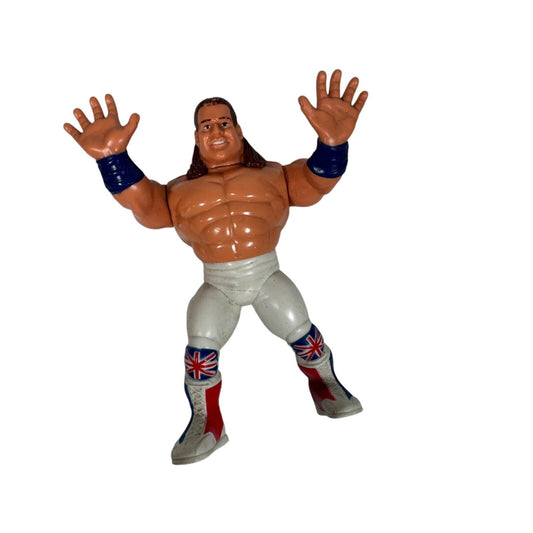 Vintage 1991 WWF Hasbro Series 4 - The British Bulldog - Wrestling Figure - WWE