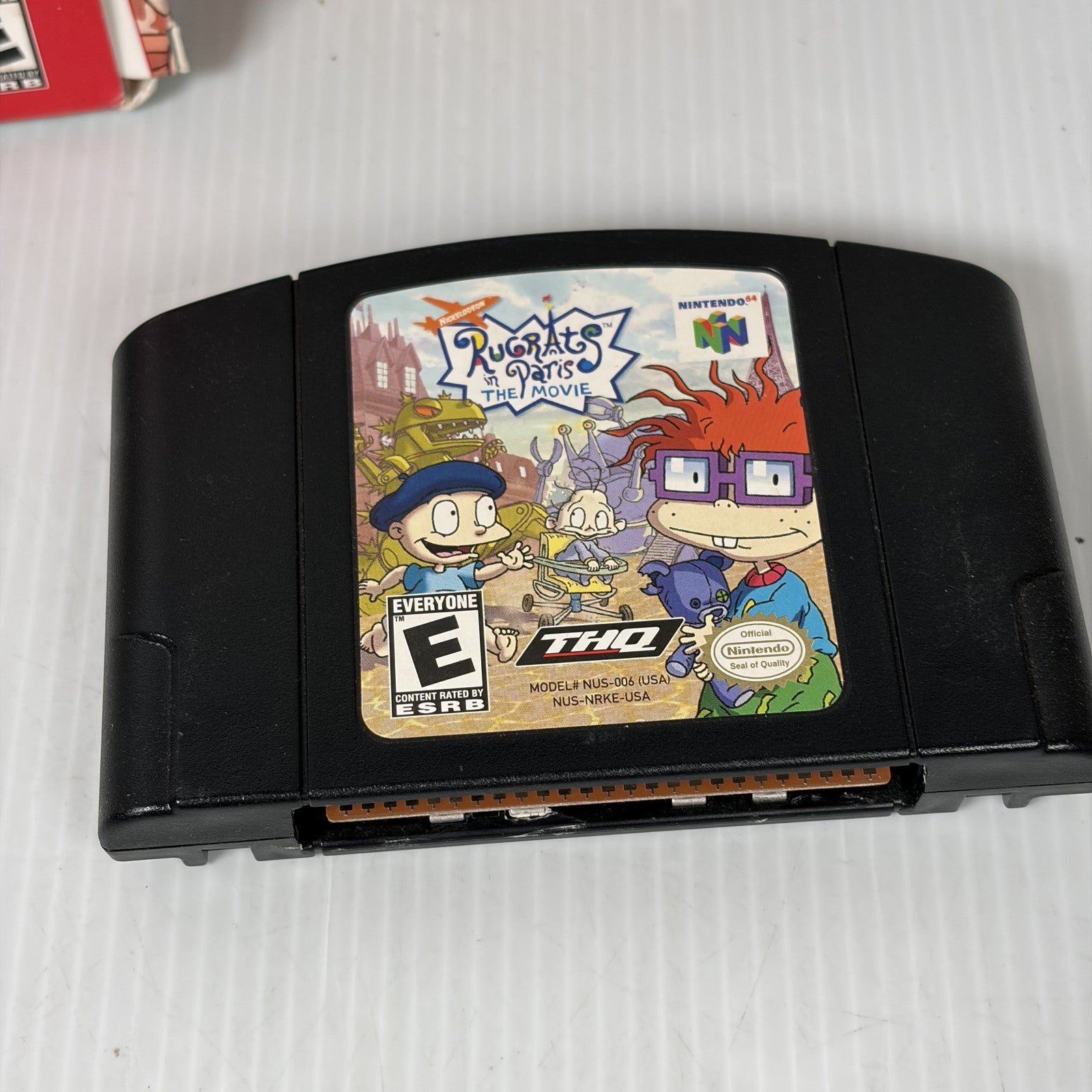 Rugrats in Paris The Movie Nintendo 64 N64 Complete in Box CIB Authentic