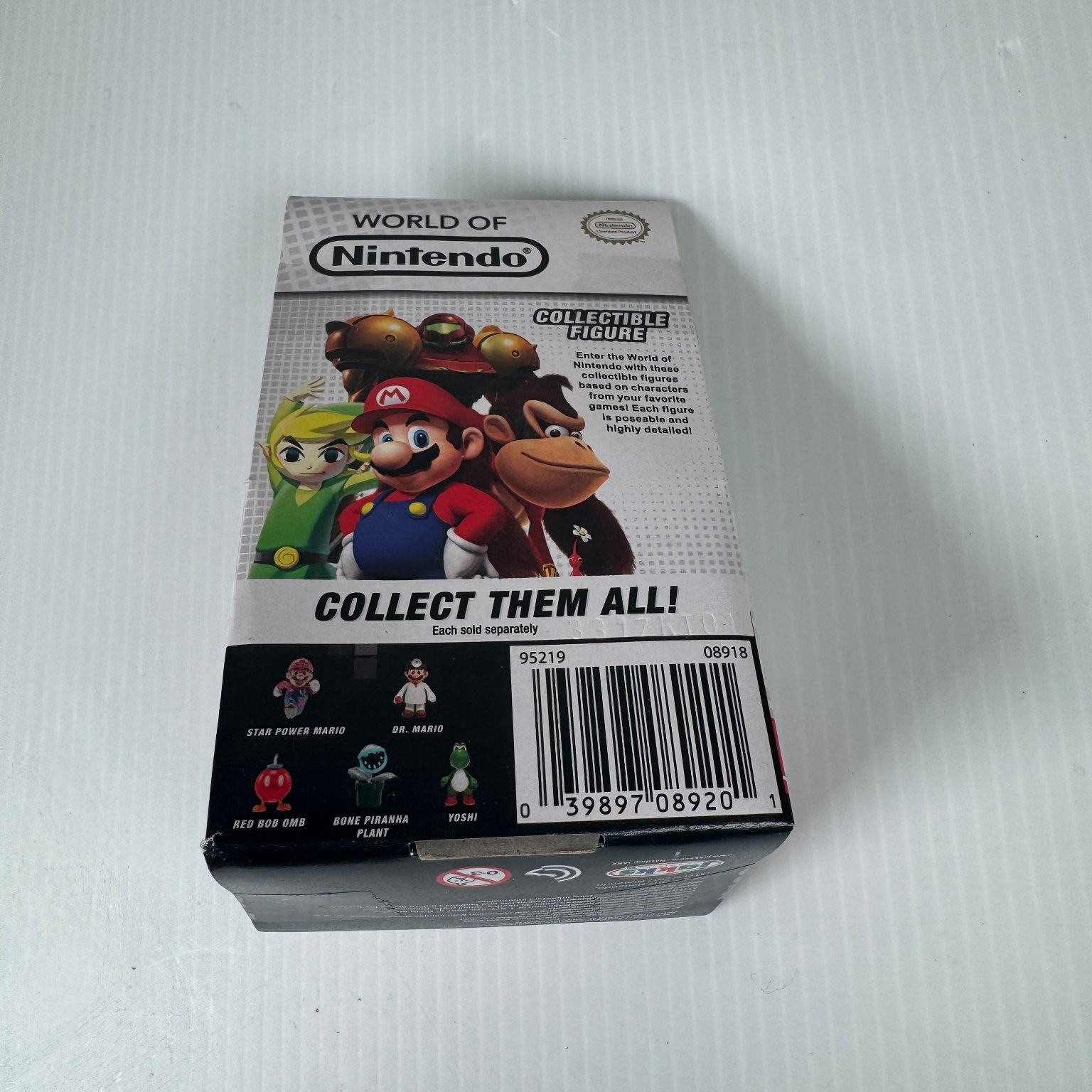 World of Nintendo Red Bob Omb 2.5" Collectible Iridescent Super Mario Figure