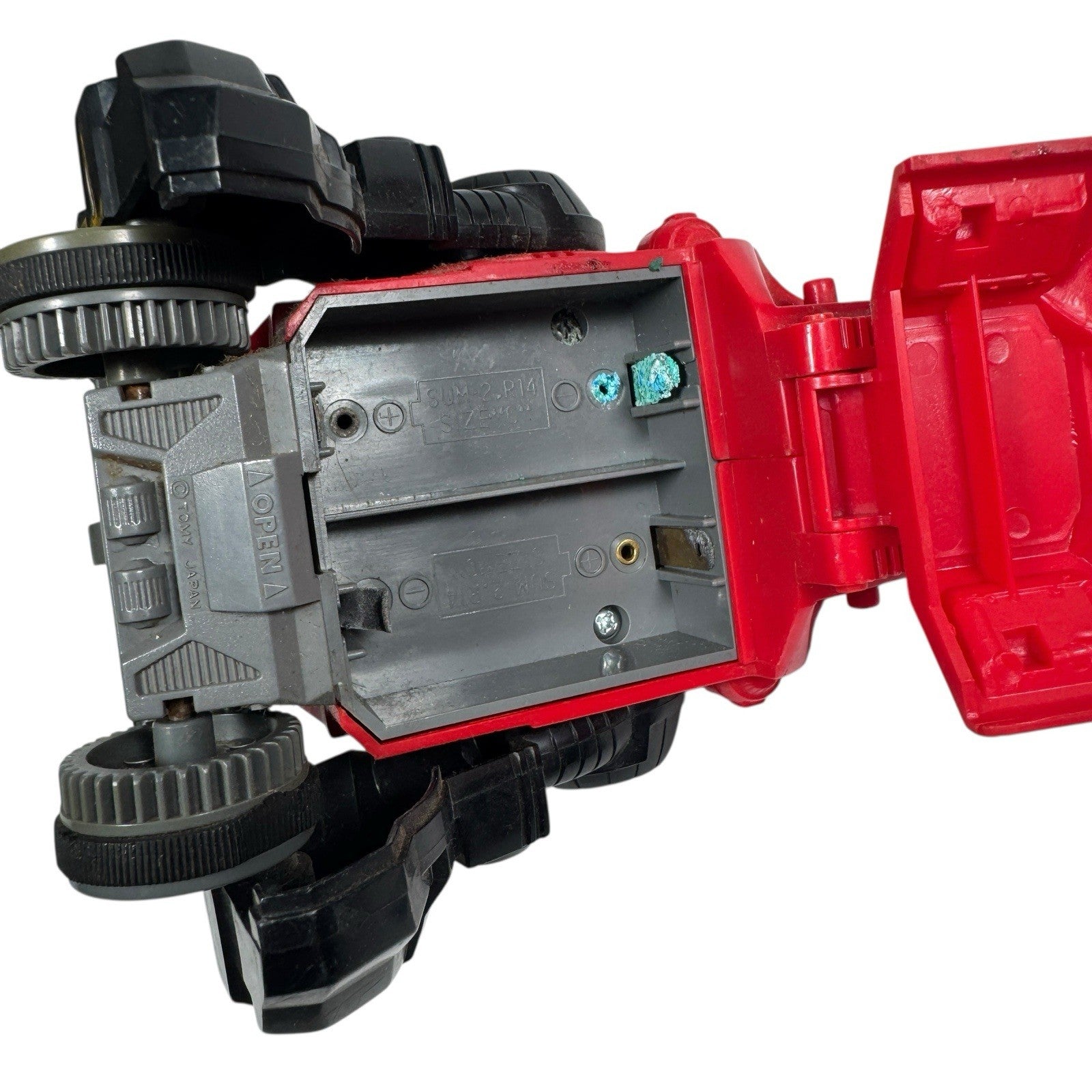 Lot Of 2 Starriors Tomy 1984 Deadeye T-Rex Robots with Parts AS IS