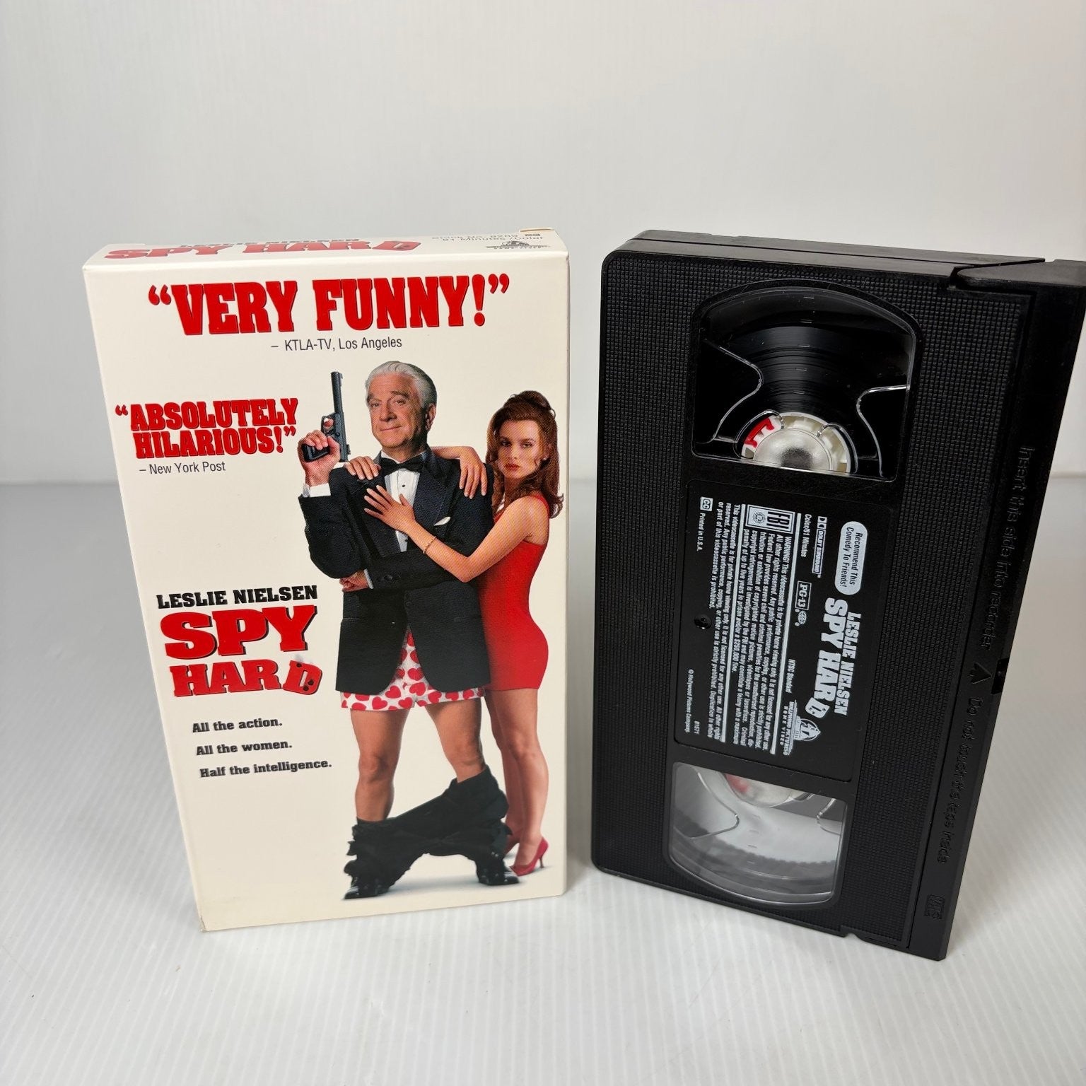 SPY HARD VHS 1996 Comedy Leslie Nielsen Buena Vista Home Entertainment PG-13