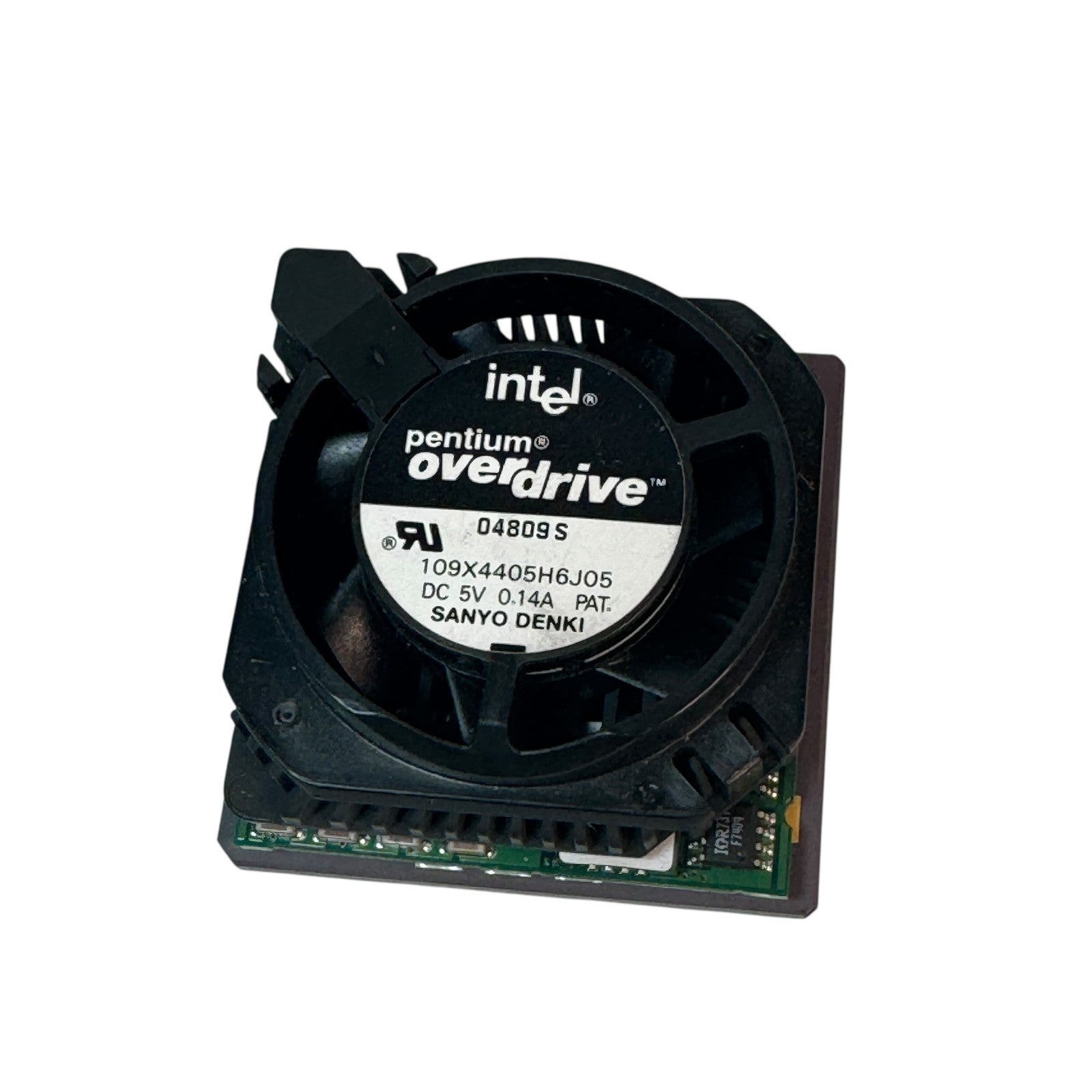 Intel Pentium Overdrive 83 Processor 03811S Retro Gold CPU Chip 109X4405H6J05