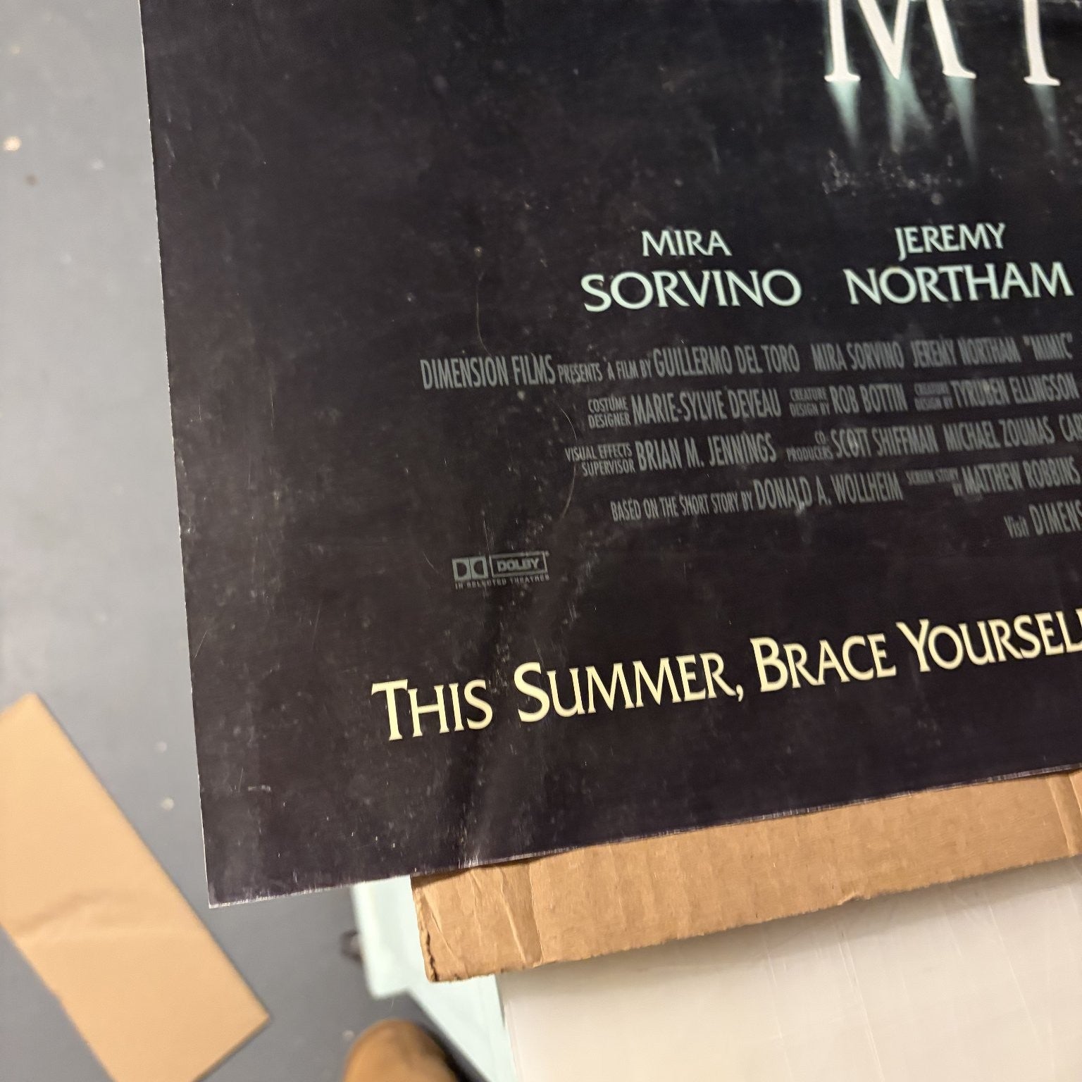 Mimic 1997 One Sheet Horror Monster Poster Josh Brolin Jeremy Northam 27"x40"