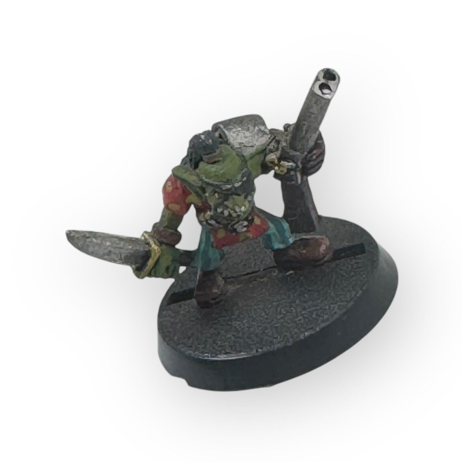 Rogue Trader Freebooter Gretchin Armed with a Knife and Sawn Off Shotgun Painted