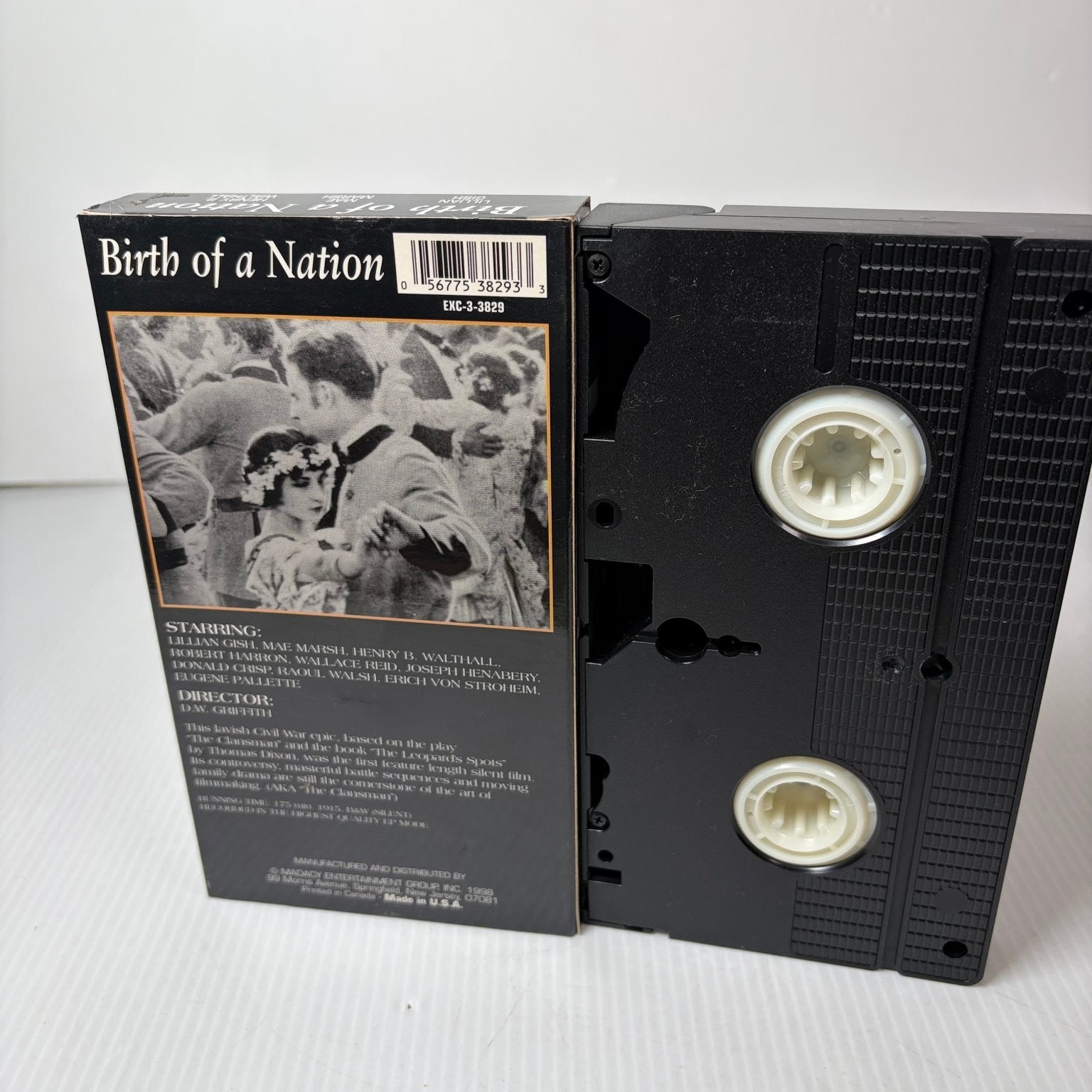 Birth of a Nation VHS 1915 Silent Epic Drama Excelsior Collectors Edition
