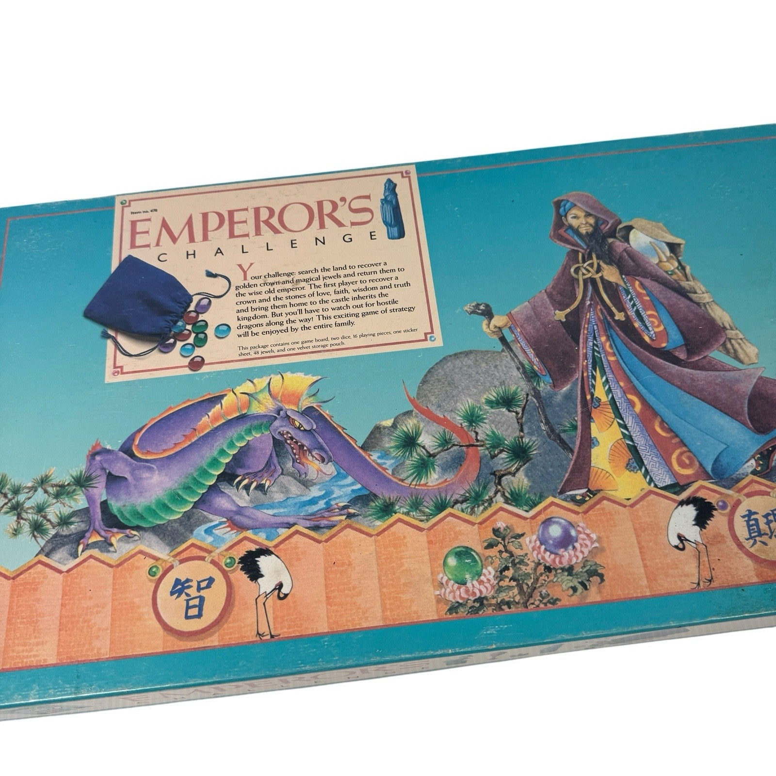 Vintage EMPEROR’S CHALLENGE Board Game 1986 Discovery Toys COMPLETE 7 Games In 1