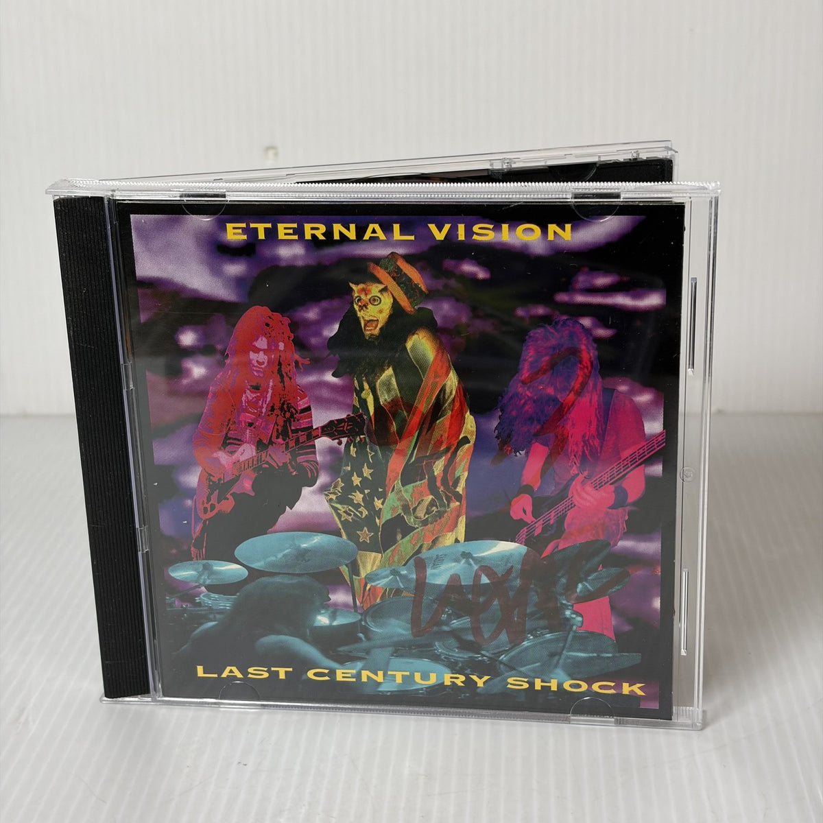 Eternal Vision - Last Century Shock SIGNED CD Heavy Metal Hard Rock XT-02242