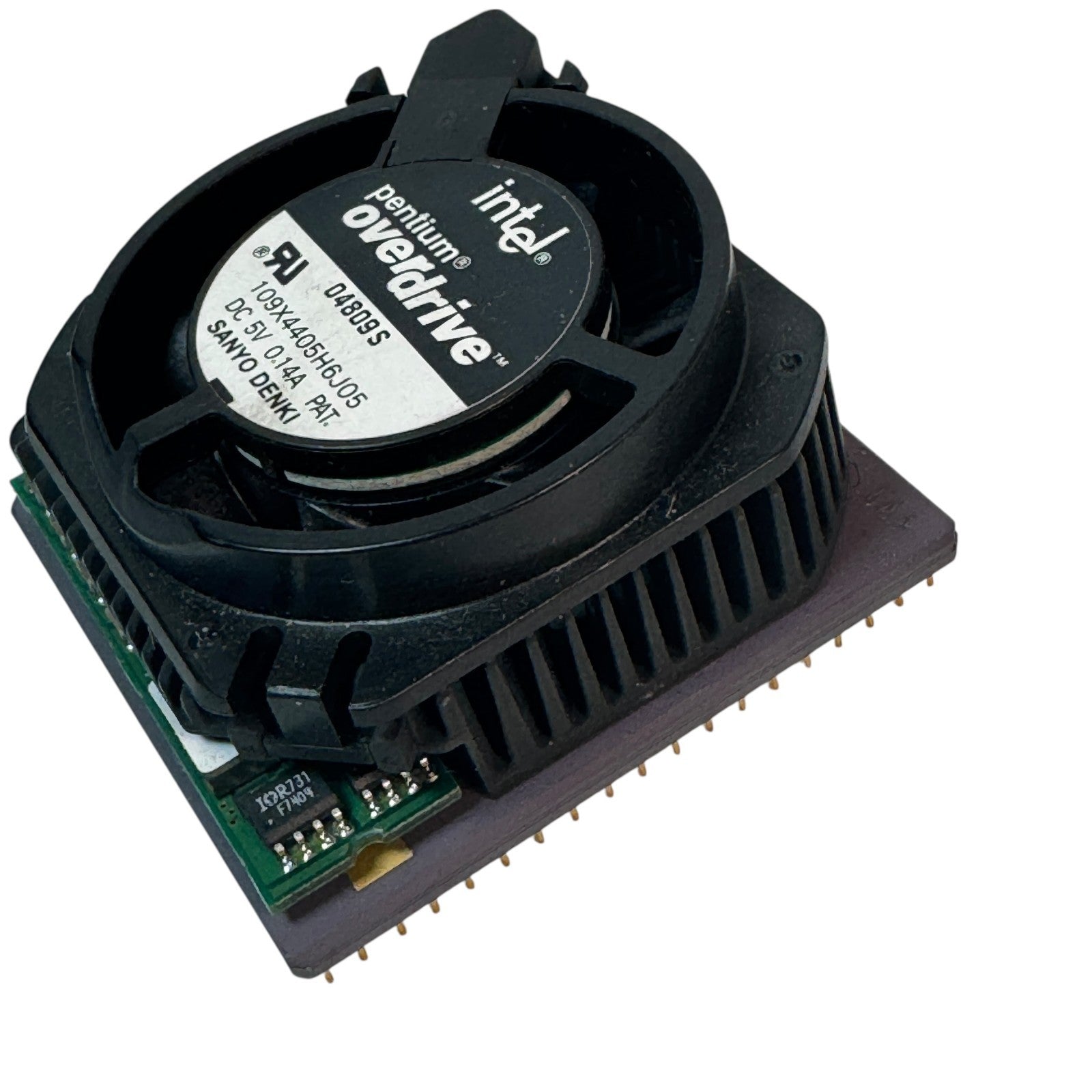 Intel Pentium Overdrive 83 Processor 03811S Retro Gold CPU Chip 109X4405H6J05