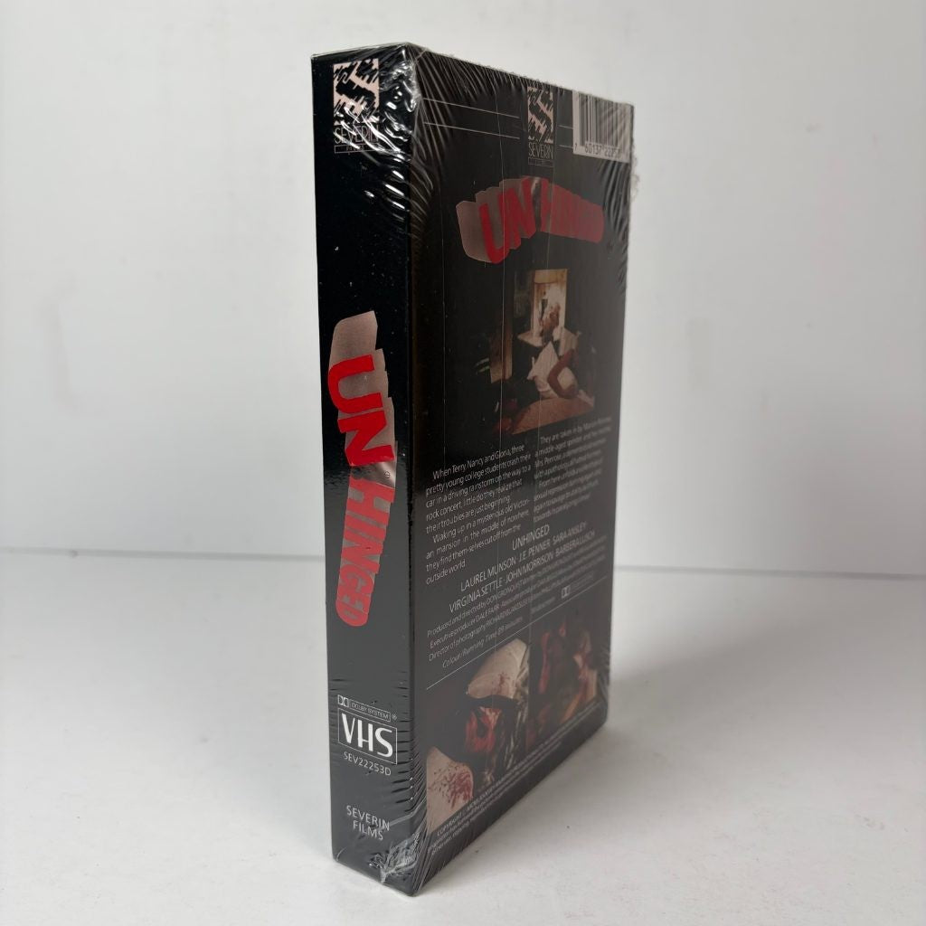 Unhinged VHS Severin Films 2026 VSD Exclusive Horror Cult Slasher Video Nasty