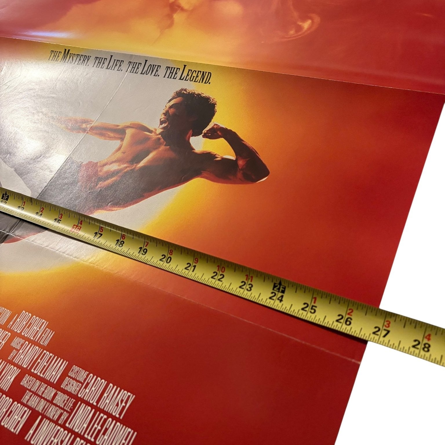 Vintage Dragon The Bruce Lee Story 1993 One Sheet Movie Poster USA 27"x40"