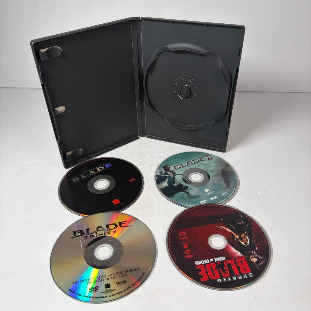 4 Film Favorites Blade Collection DVD Wesley Snipes Blade Trilogy + House of Cht
