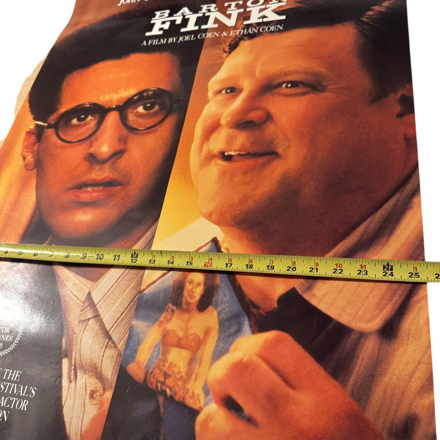 Barton Fink 1991 One-Sheet Movie Poster John Turturro John Goodman