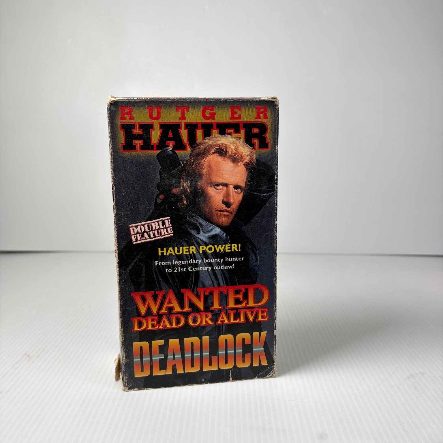 Rutger Hauer Double Feature VHS Wanted Dead or Alive Deadlock 1999 Action
