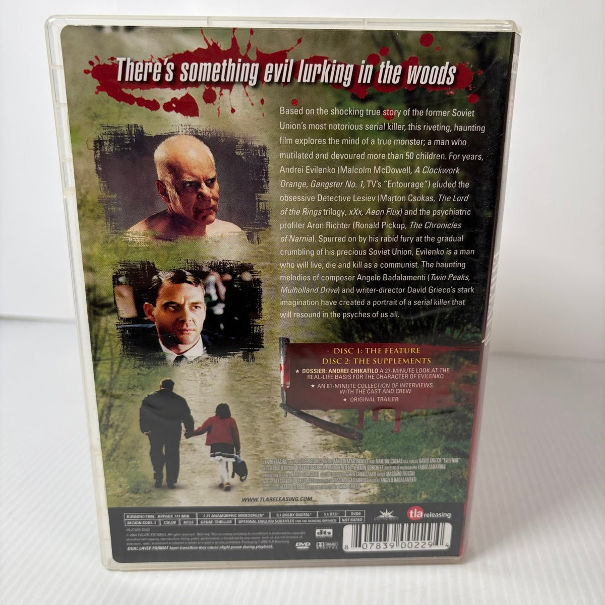 EVILENKO DVD 2004 2-Disc Deluxe Edition Malcolm McDowell Marton Csokas Thriller