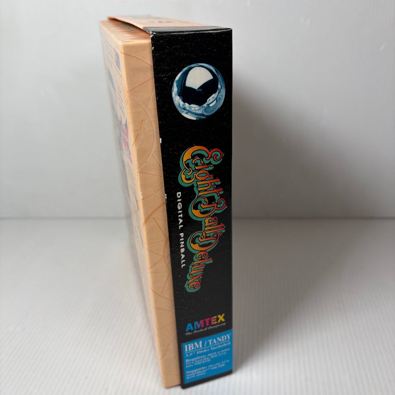 Eight Ball Deluxe Pinball IBM PC Video Game Amtex Bally Classic Complete