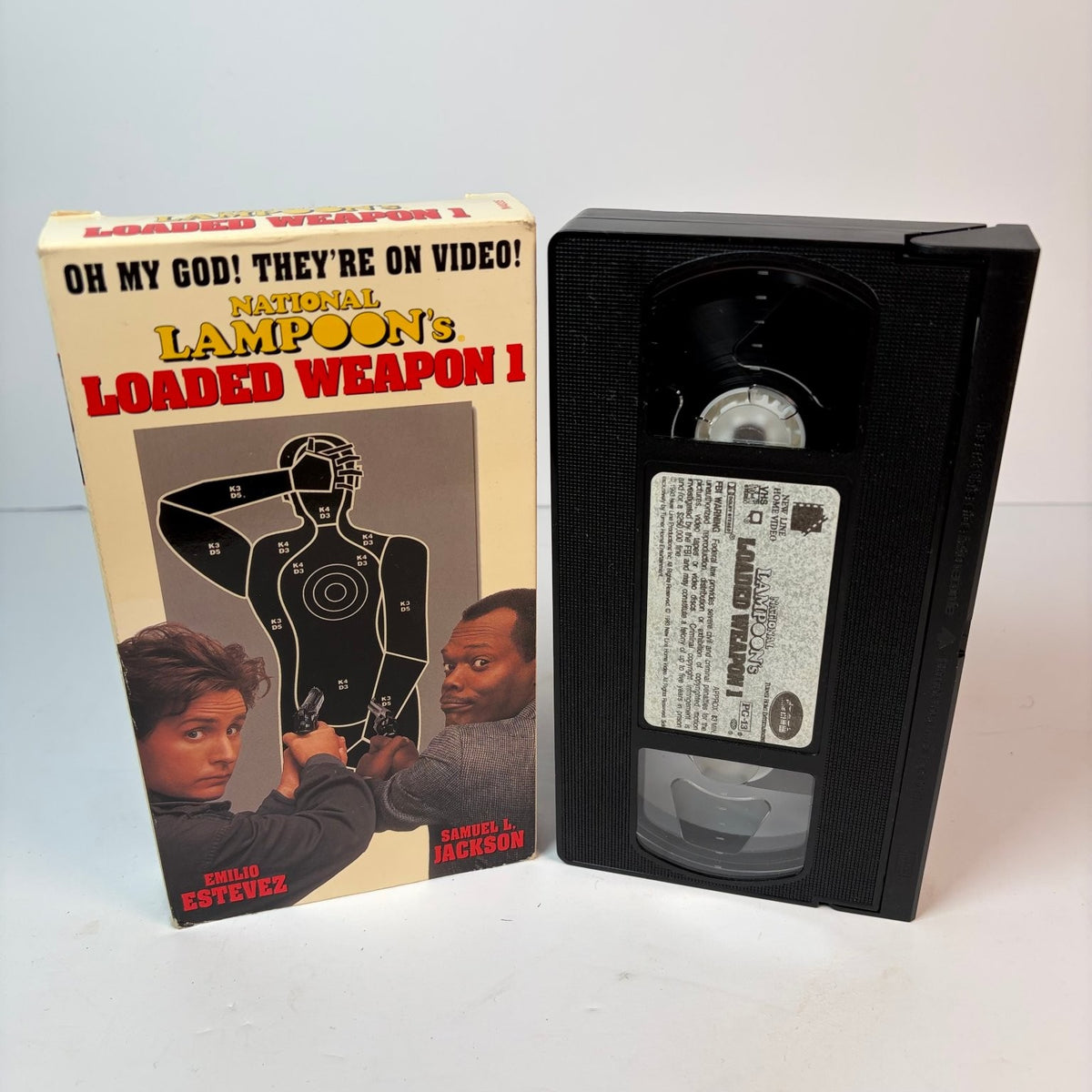 National Lampoon's Loaded Weapon 1 VHS 1993 Action Comedy New Line Home Video