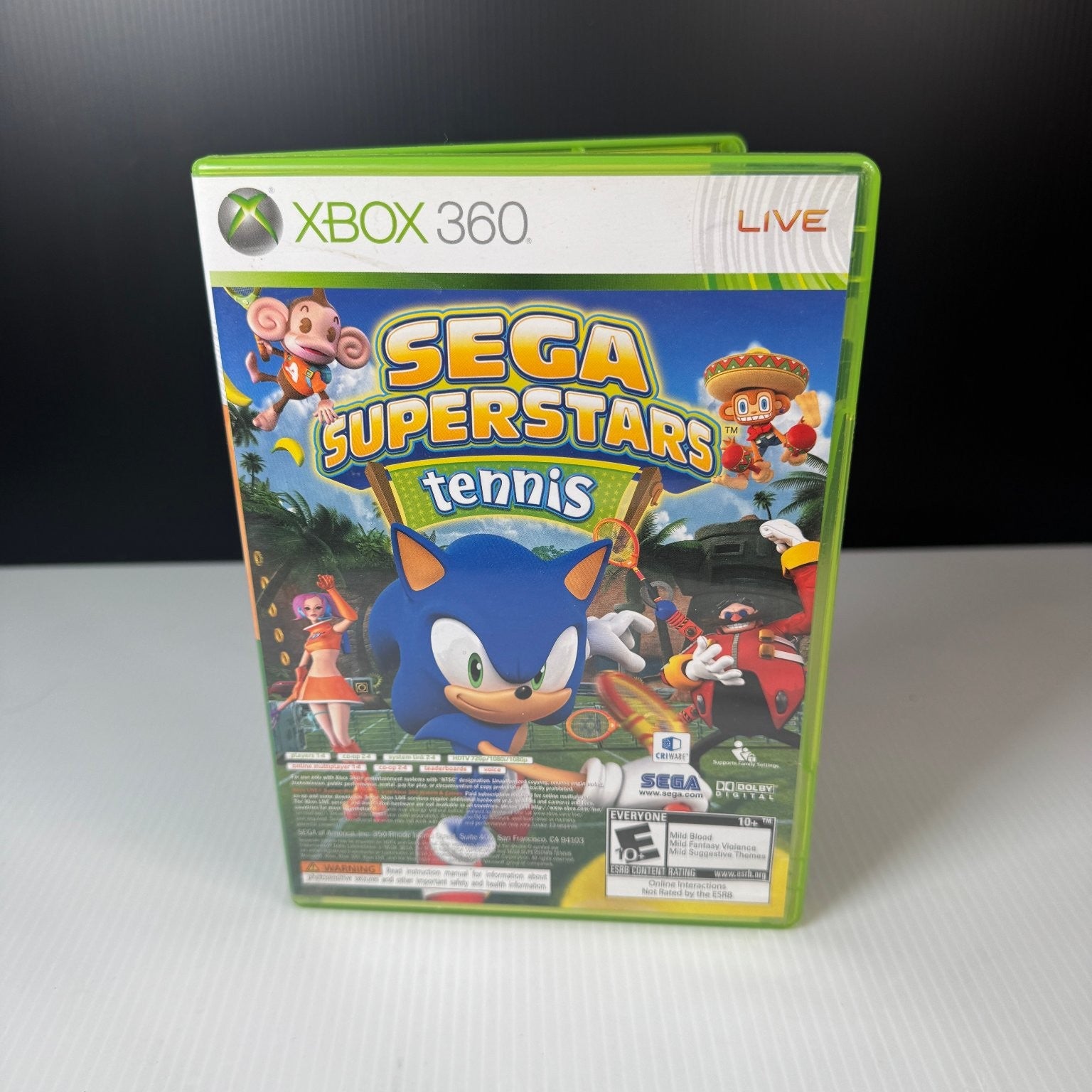 Sega Superstars Tennis & Xbox Live Arcade 2-Pack Xbox 360 Games Complete