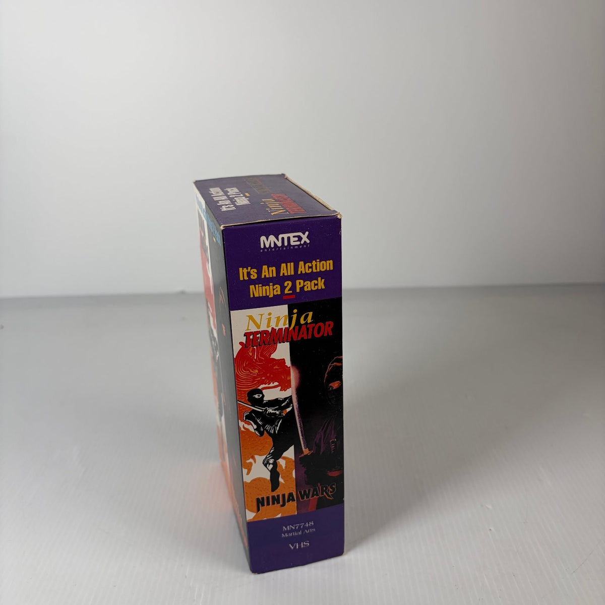 Ninja Terminator & Ninja Wars VHS 1995 Martial Arts 2-Pack MN TEX Anchor Bay