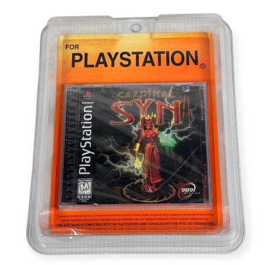 Cardinal Syn Sony PlayStation 1 1998 PS1 Fighting Sealed in KB Toys Blister Pack