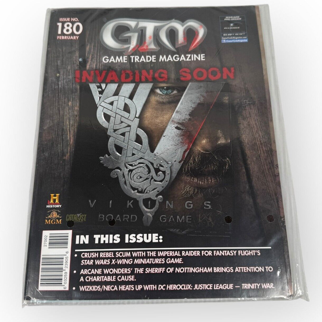 GTM Game Trade Magazine #180 Mayfair Promo Expansion #15 Asgard's Chosen / Steam