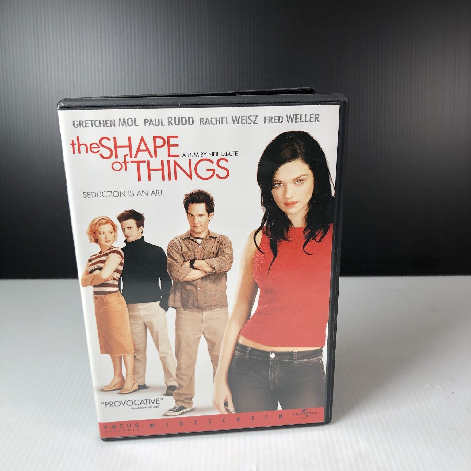 The Shape of Things DVD 2003 Widescreen Paul Rudd Rachel Weisz Neil LaBute