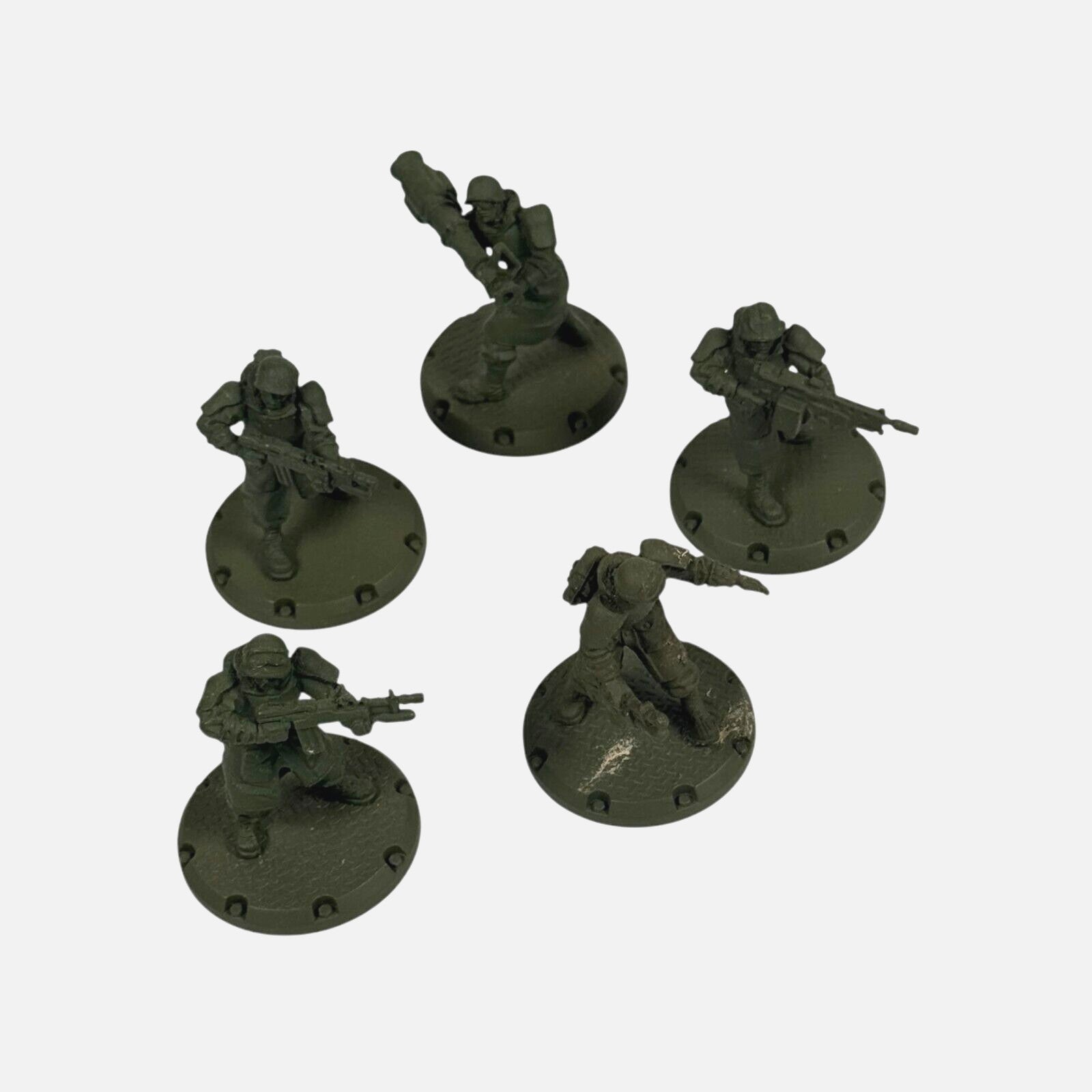 Dust Tactics Allies 5x Ranger Weapon Squad Set Death Dealers Miniatures FFG