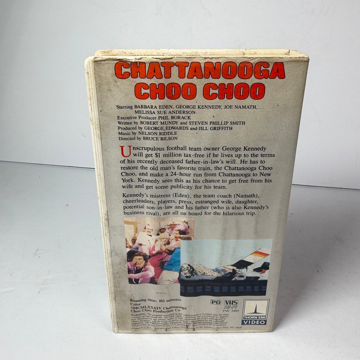Chattanooga Choo Choo VHS 1984 Comedy Barbara Eden Thorn EMI Video Clamshell