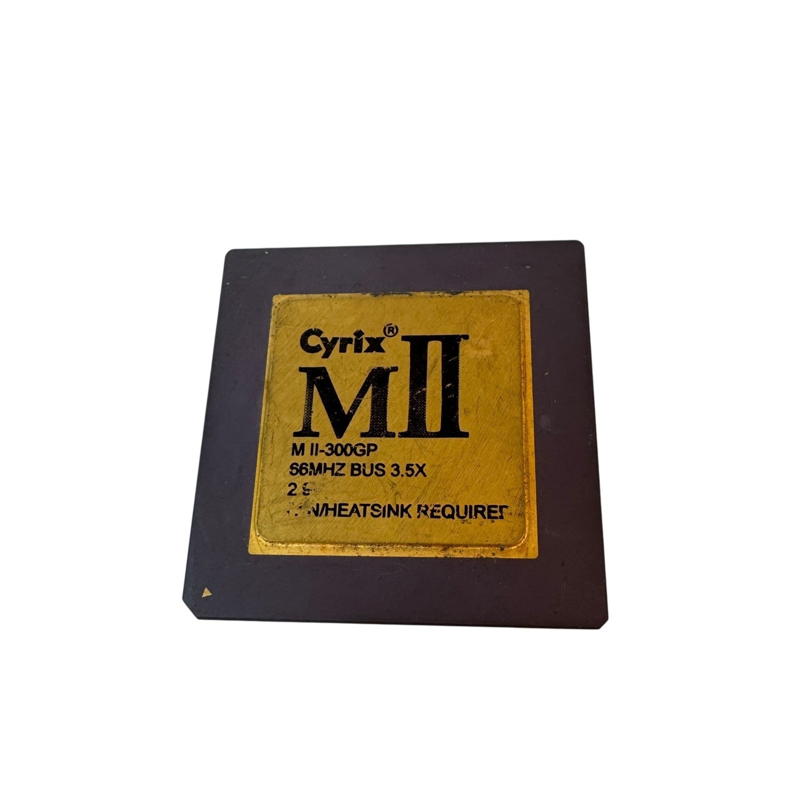 Vintage Cyrix MII 300GP 66MHZ Bus 3.5x CPU 2.9V Retro Processor Gold Recovery