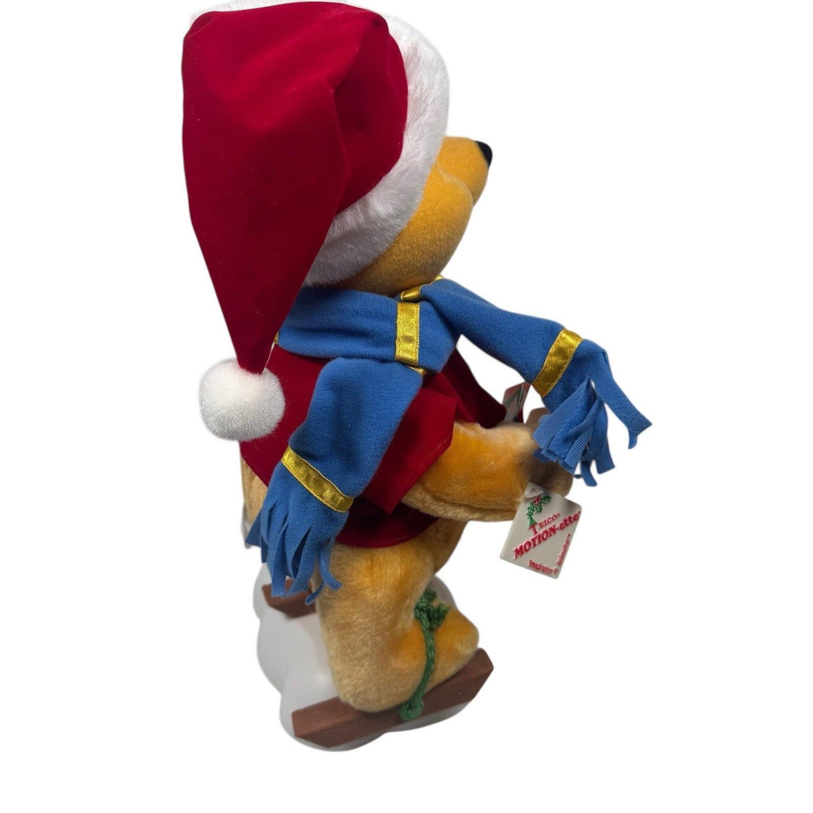 VTG Telco Winnie The Pooh Motion-ette Animated Christmas Display Figure Working