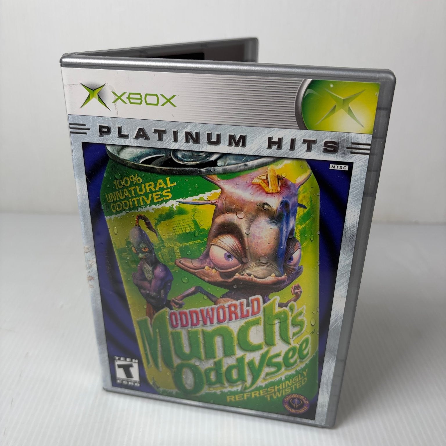 Oddworld: Munch's Oddysee Platinum Hits Xbox Video Game Complete CIB