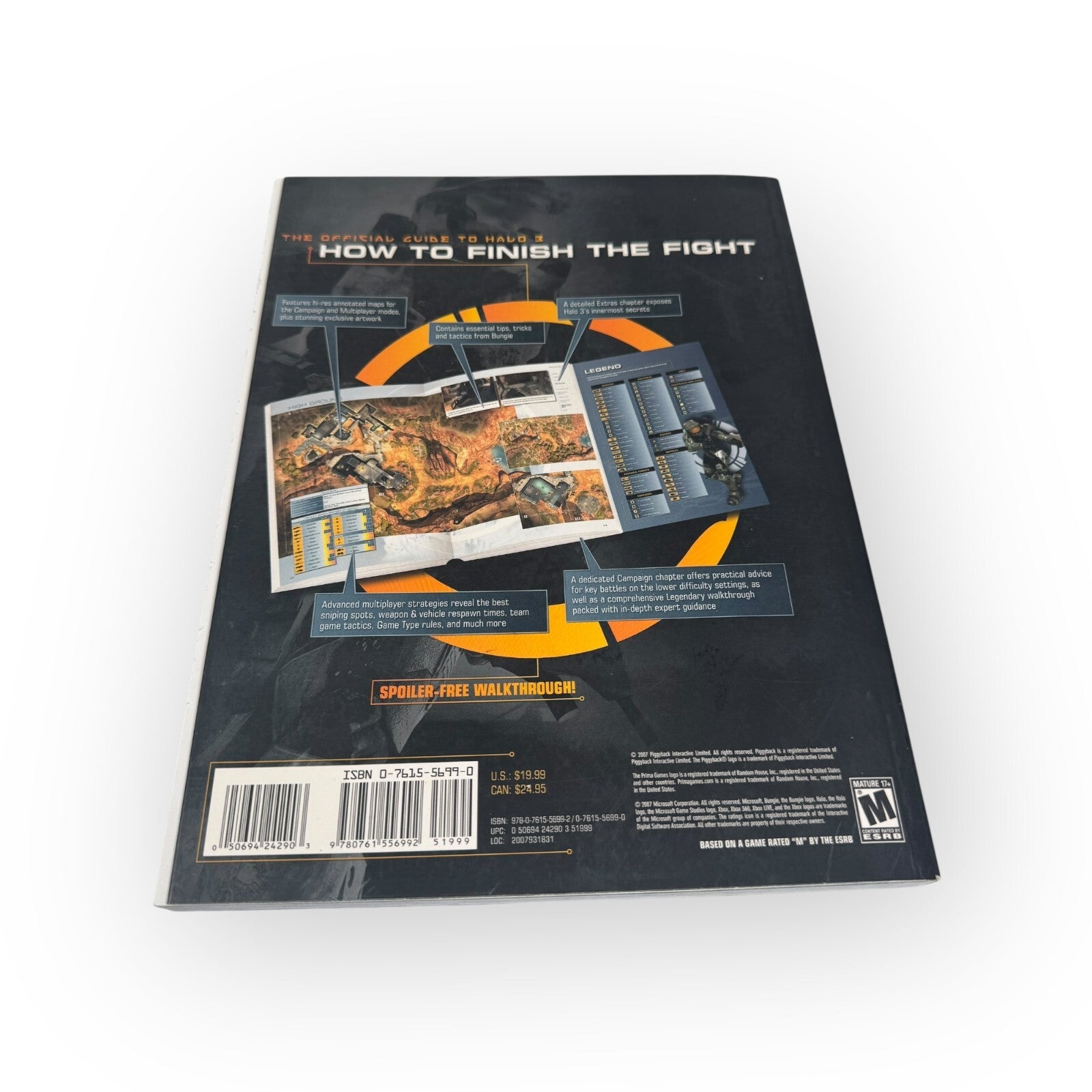 Halo 3: The Official Strategy Guide Bungie Prima Game Guides Xbox 360 w/ Poster
