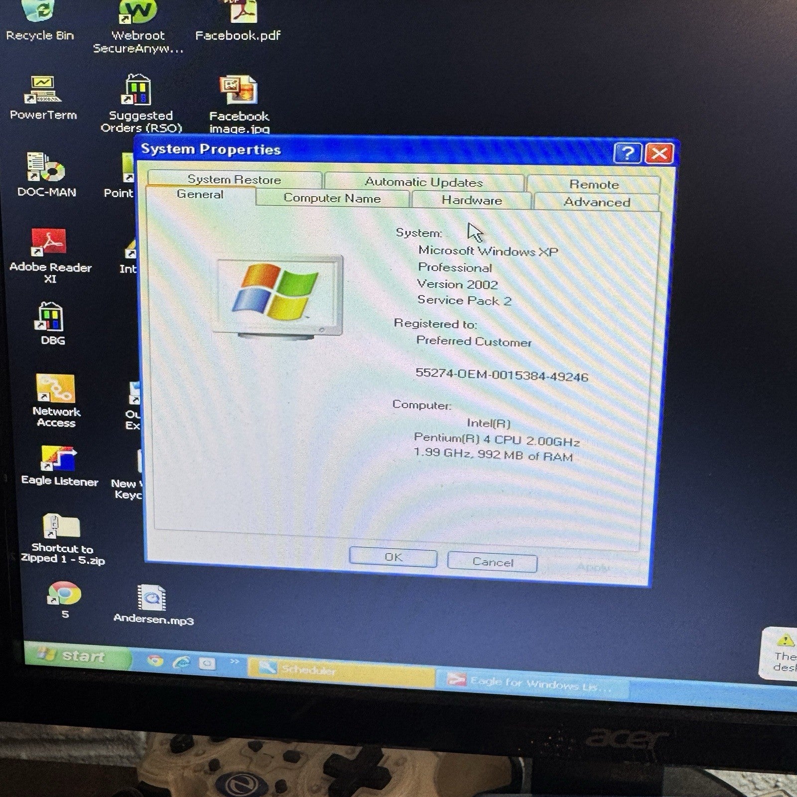 Vintage TRA Computer Pentium 4 Windows XP Desktop Tower Pennsylvania PC Builder