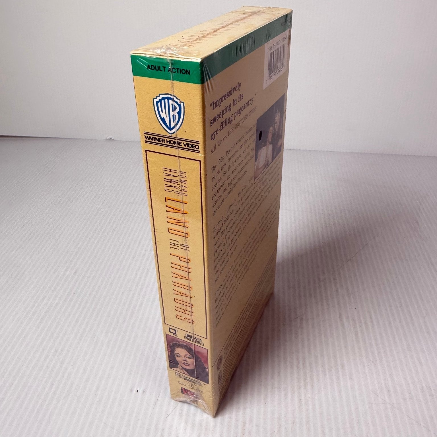 Land of the Pharaohs VHS 1955 Epic Adventure Howard Hawks Warner Home Video