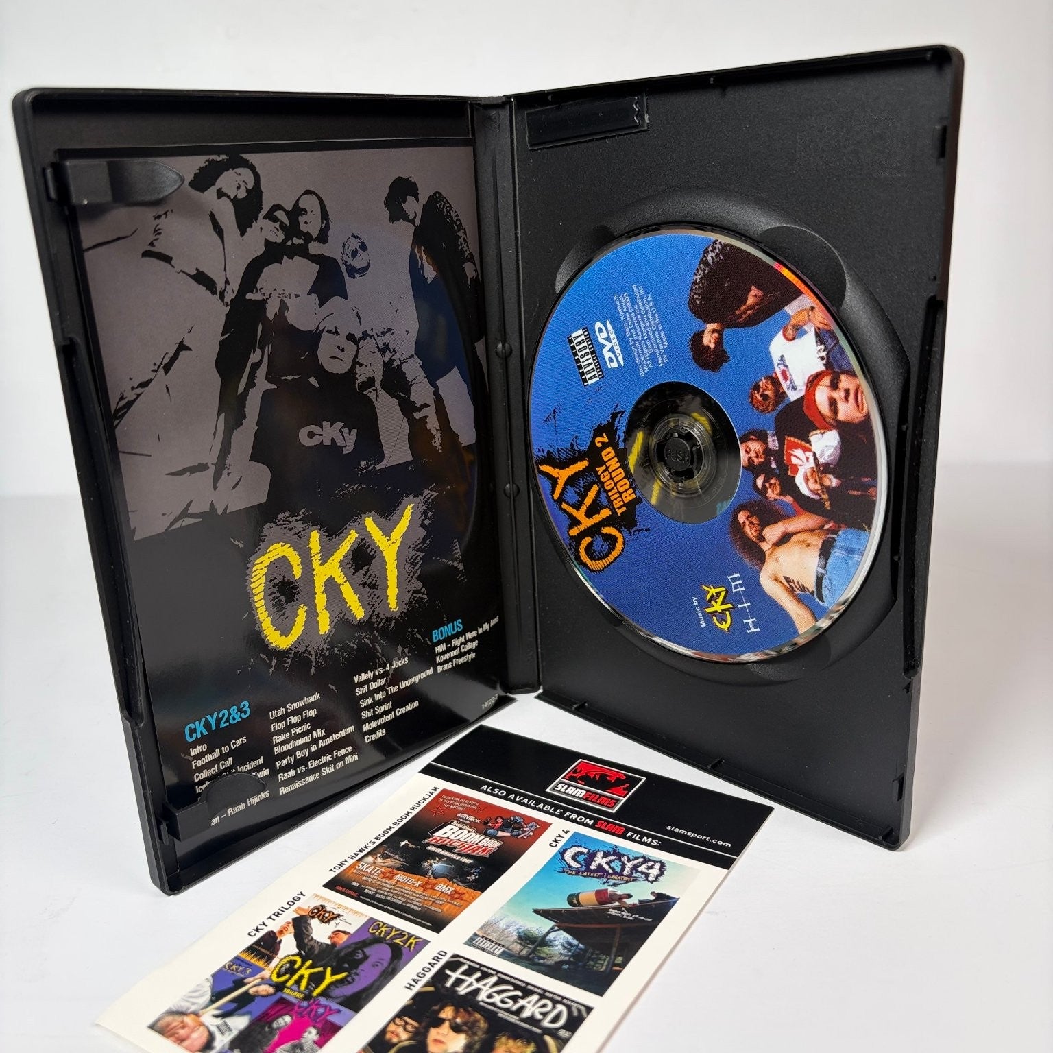 CKY Trilogy Round 2 DVD 2002 Bam Margera Ryan Dunn Skate Stunts Music