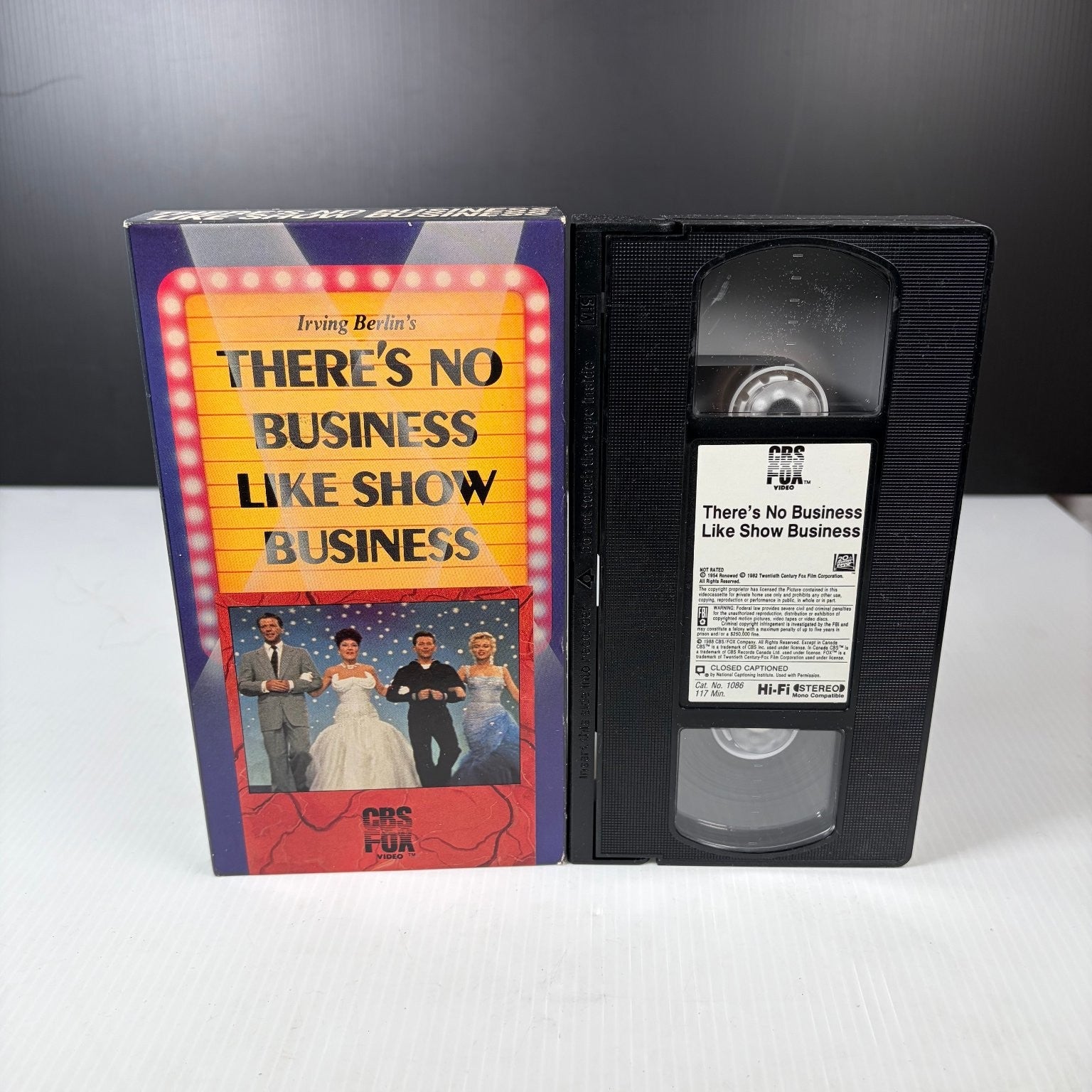 There's No Business Like Show Business VHS 1983 Musical CBS Fox Video