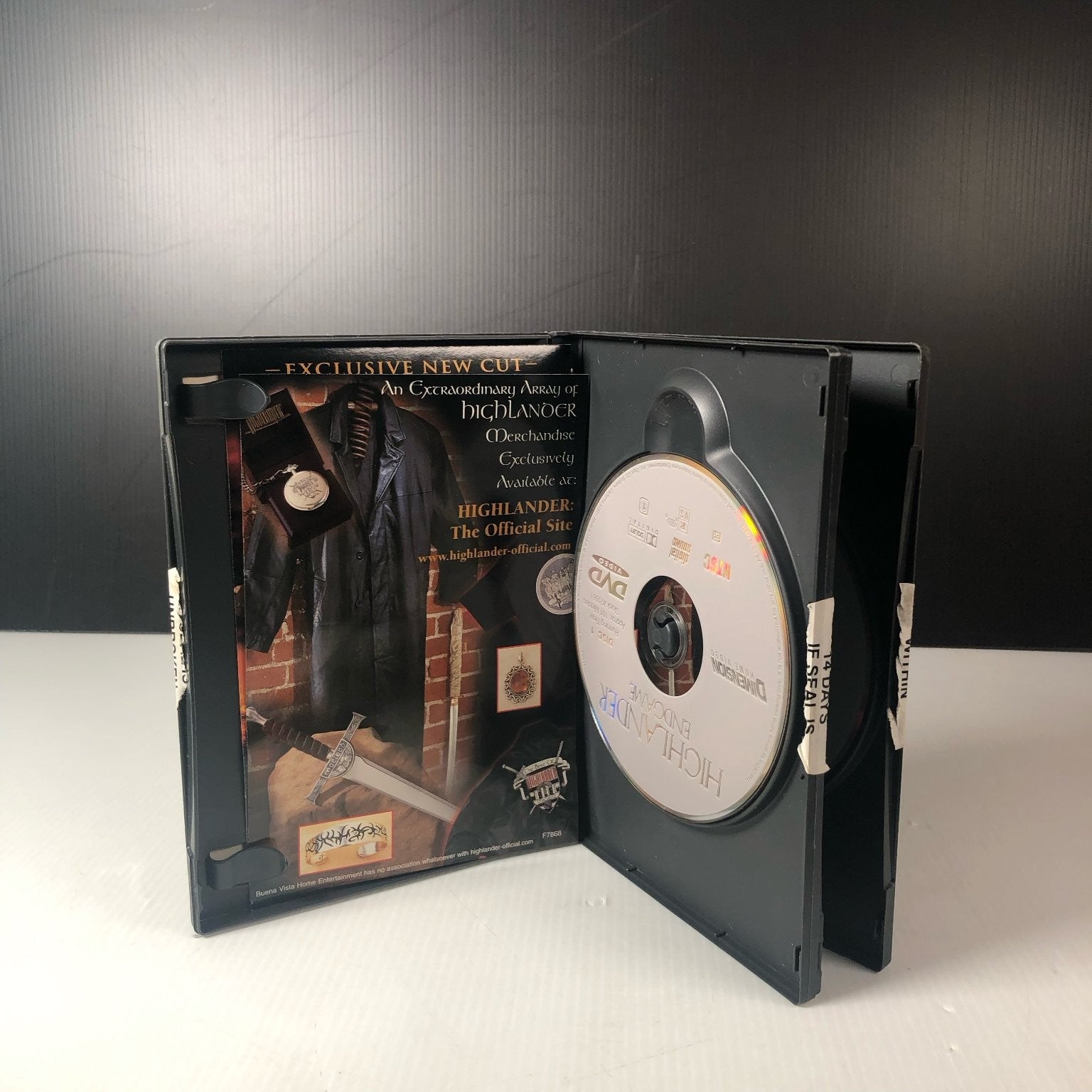 Highlander: Endgame DVD 2000 Exclusive New Cut Adrian Paul Christopher Lambert