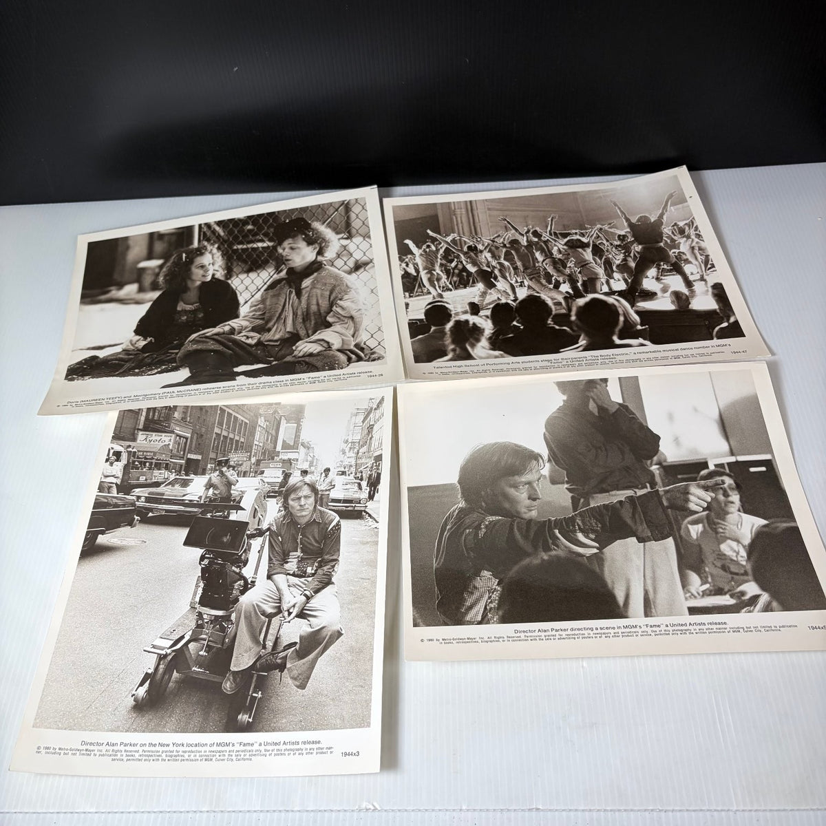 Vintage MGM Fame 1980 Movie Press Kit Photos Lot of 18 Black White Scenes