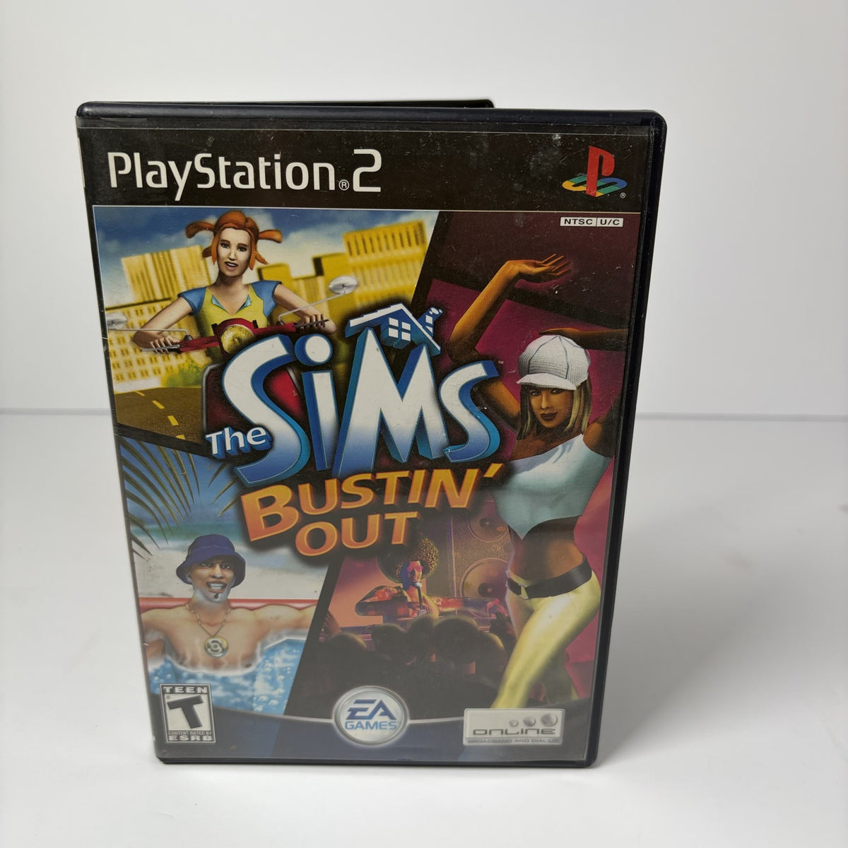 The Sims Bustin' Out - Sony PlayStation 2 PS2 in Original Case EA Games