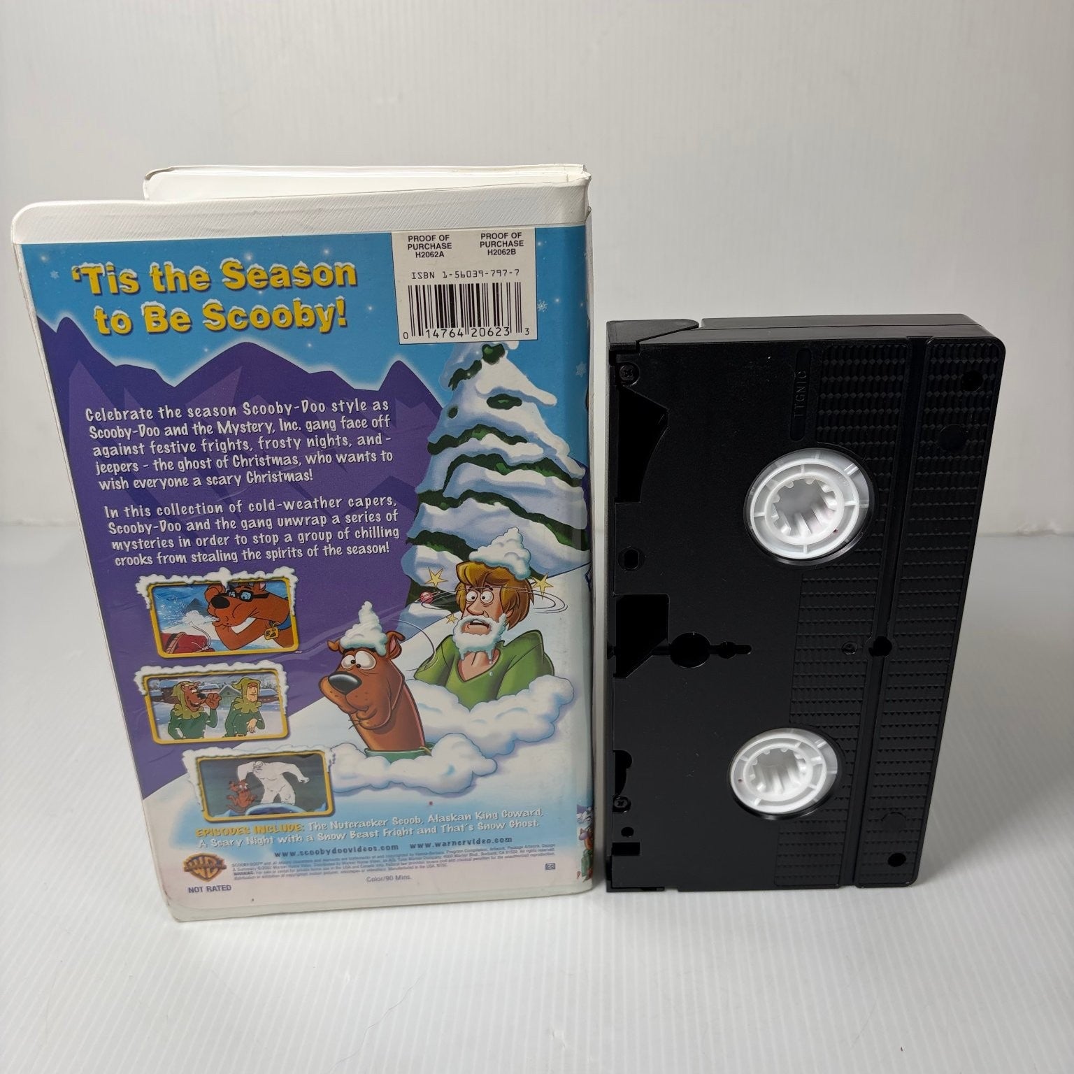 Scooby-Doo! Winter WonderDog VHS 2003 Animated Family Holiday Clamshell